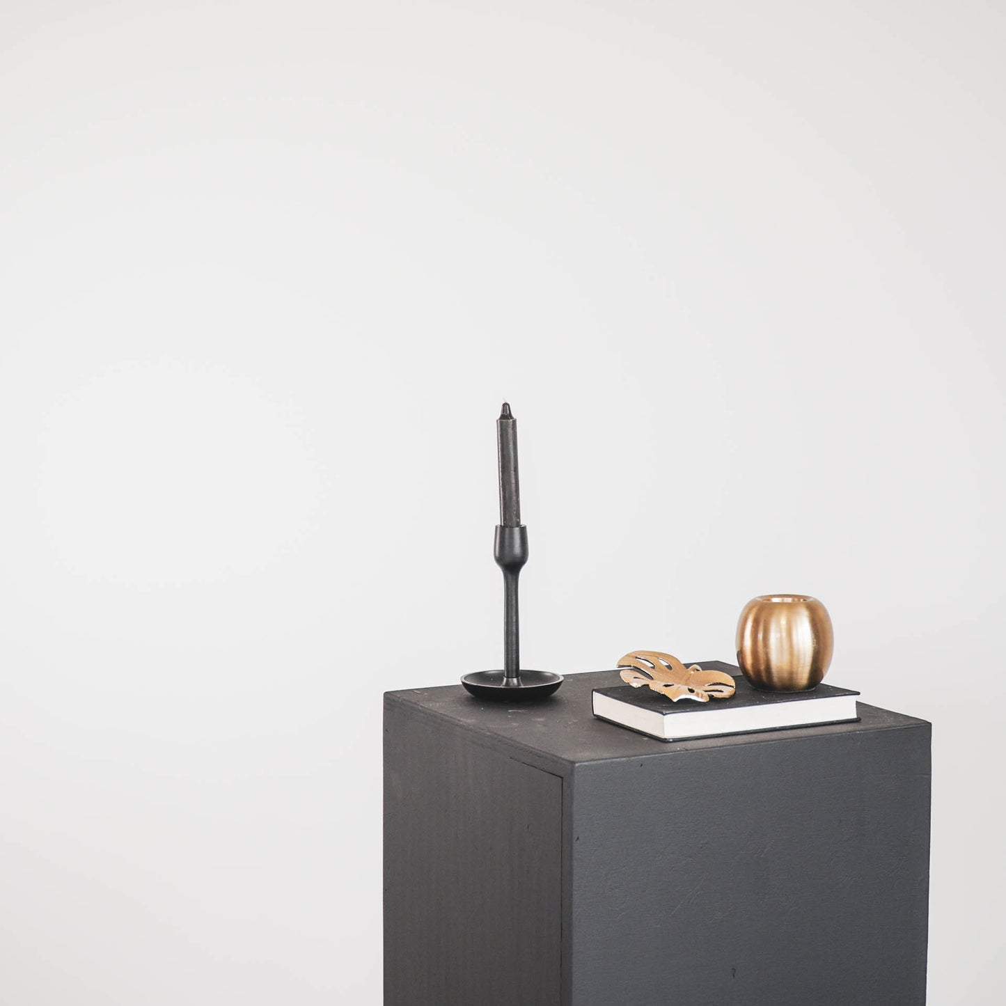 HV Basic Candleholder - Black- 10,5x17