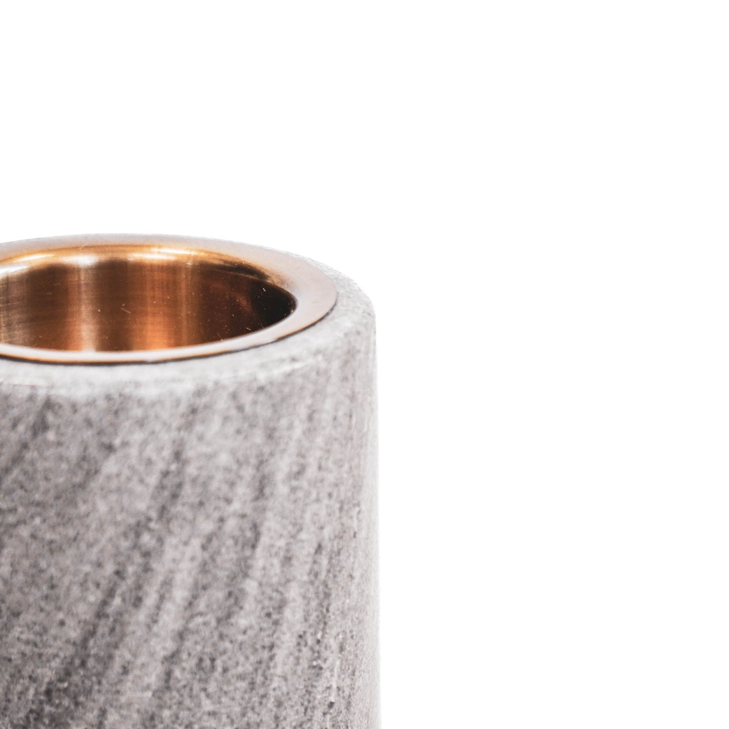 HV Candleholder- Dark Marble - 6x6x9cm