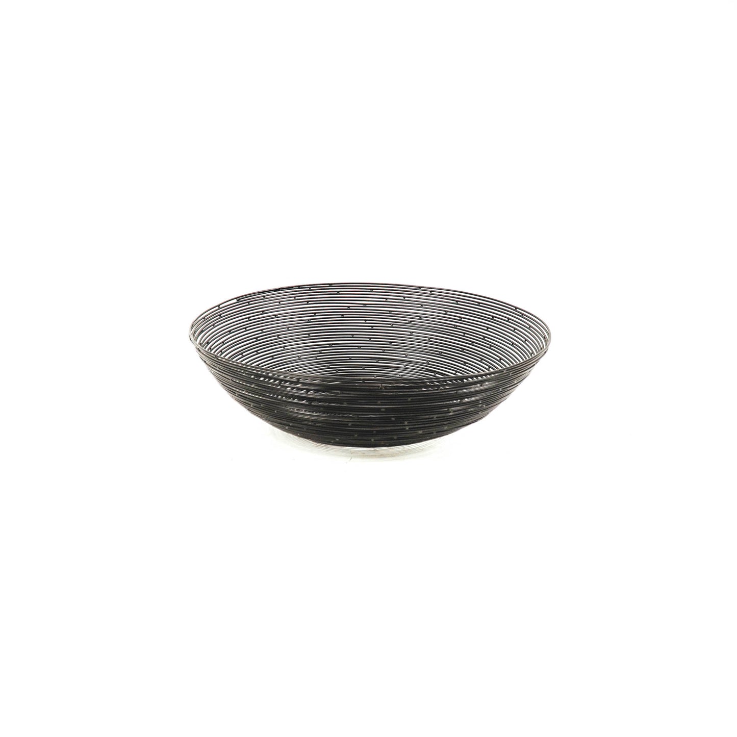 HV Wired Steel Bowl - Black - 34x34x10cm