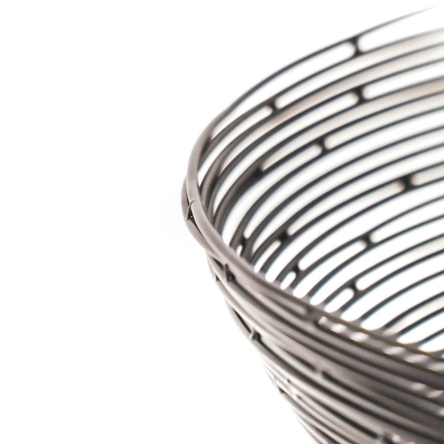 HV Wired Steel Bowl - Black - 34x34x10cm