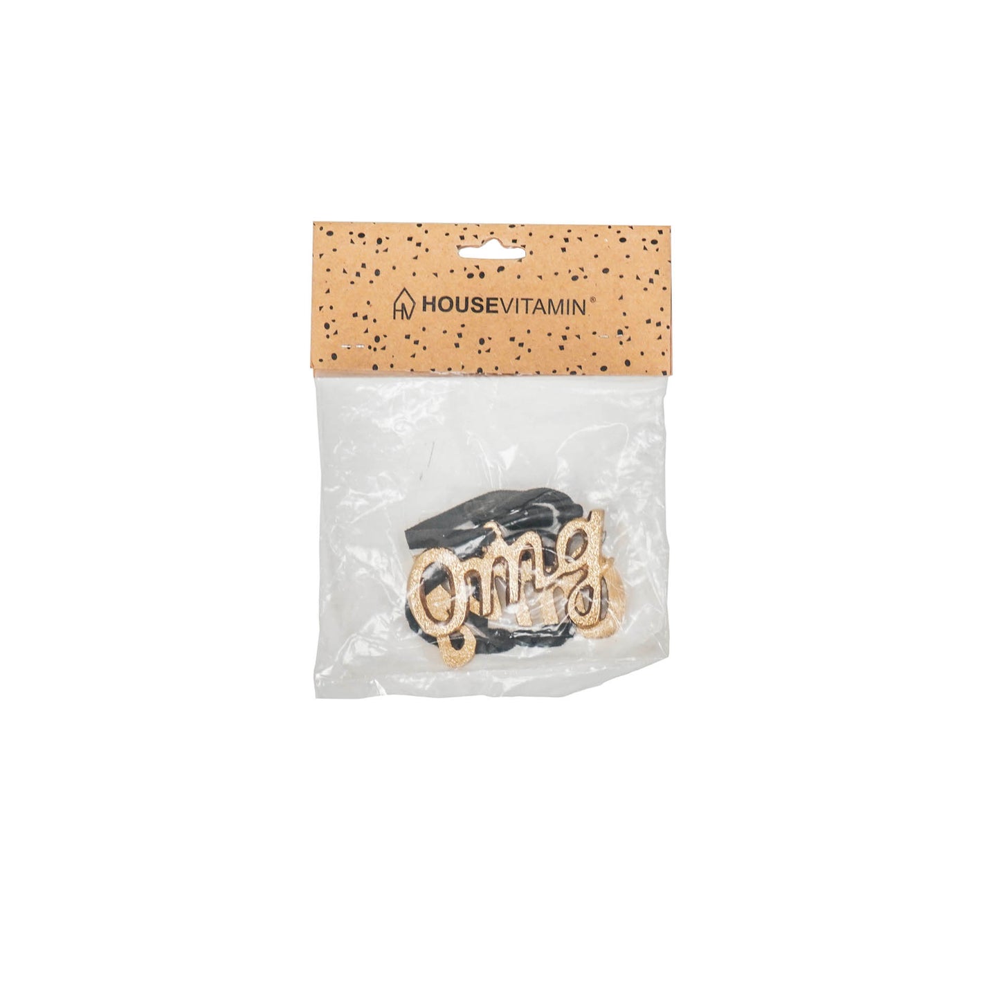 HV Kersthangers 'OMG' - Goud - 8x0,5x5cm