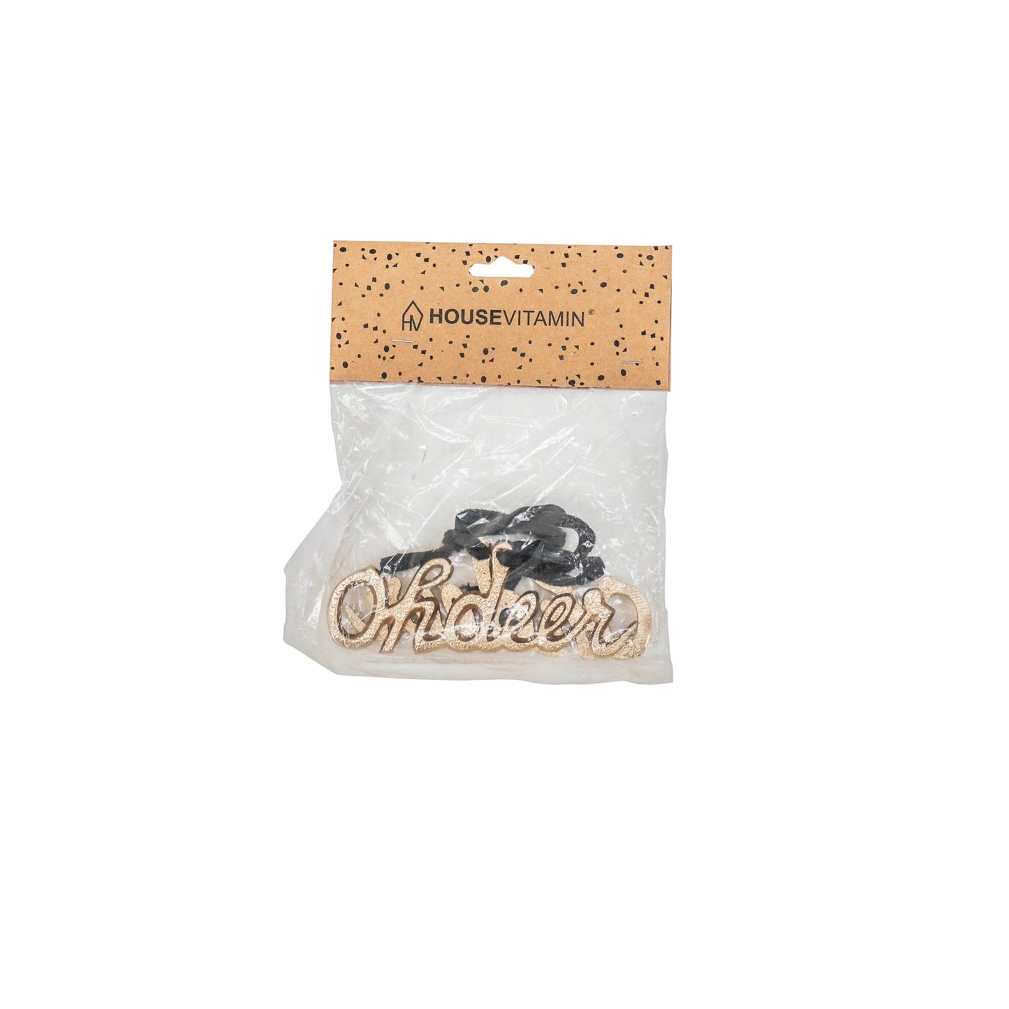 HV Kersthangers 'OHDEER' - Goud - 8x0,5x5cm