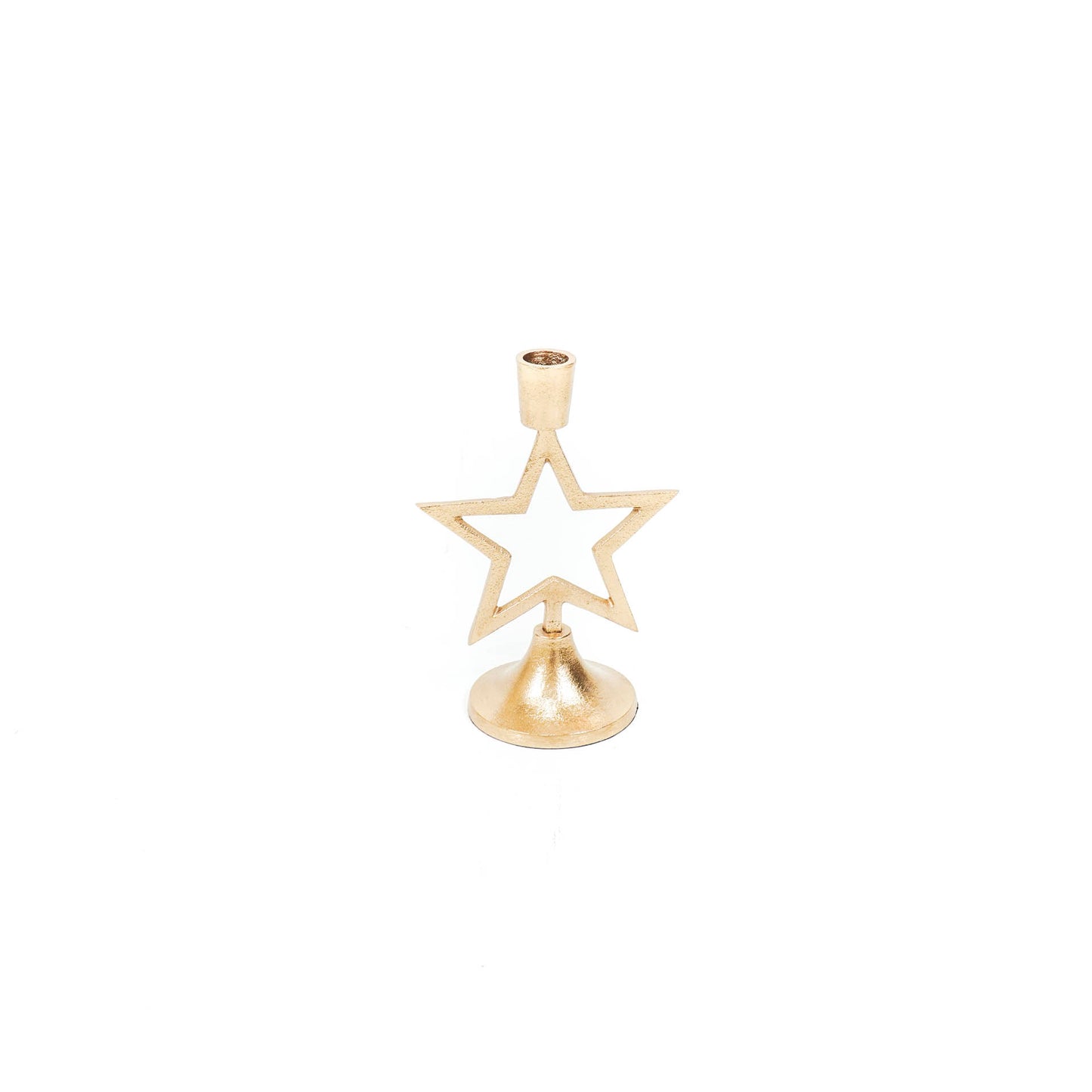 HV Candleholder Star - Gold - 13x8x19cm