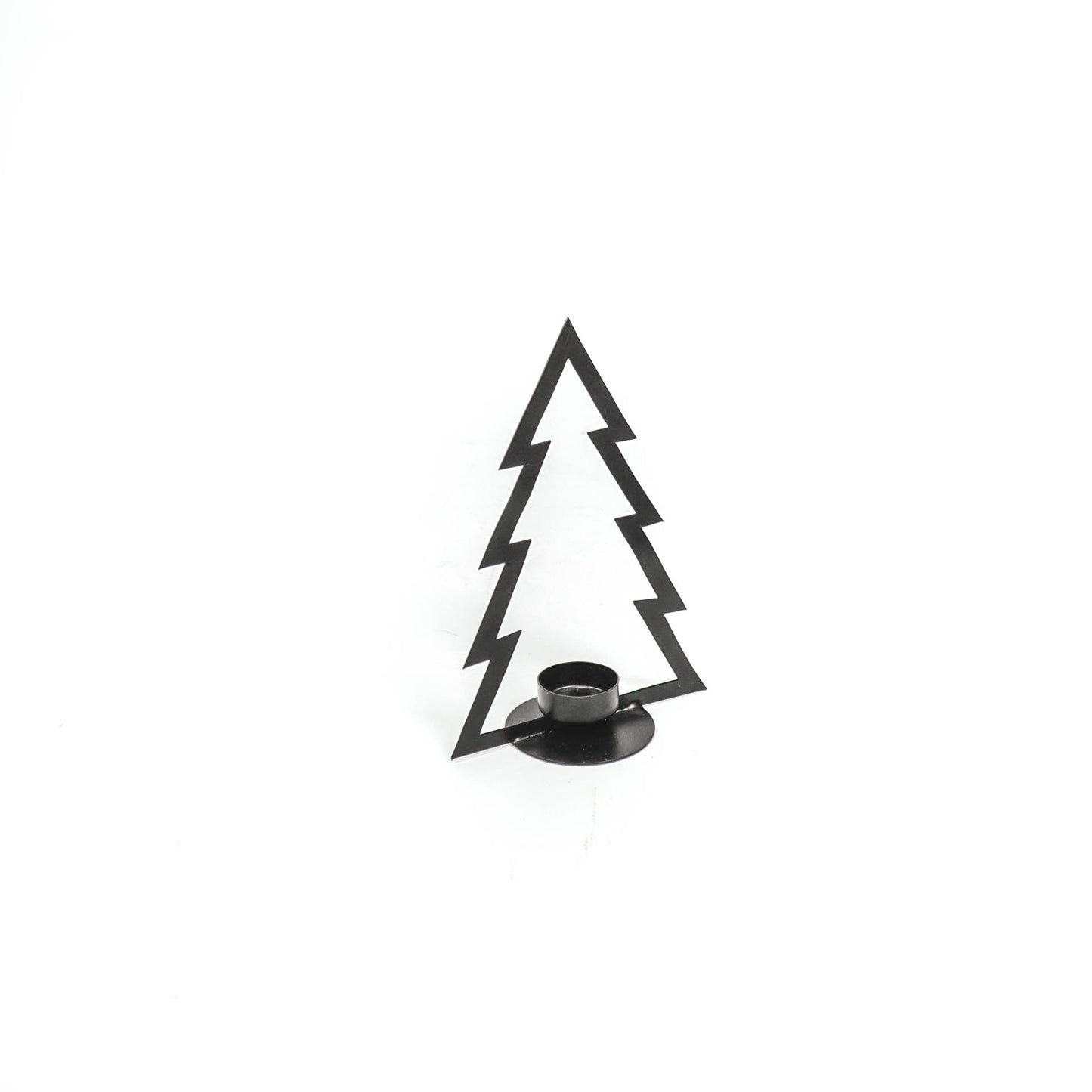 HV Xmas Tealightholder - Black - 15x7,5x21
