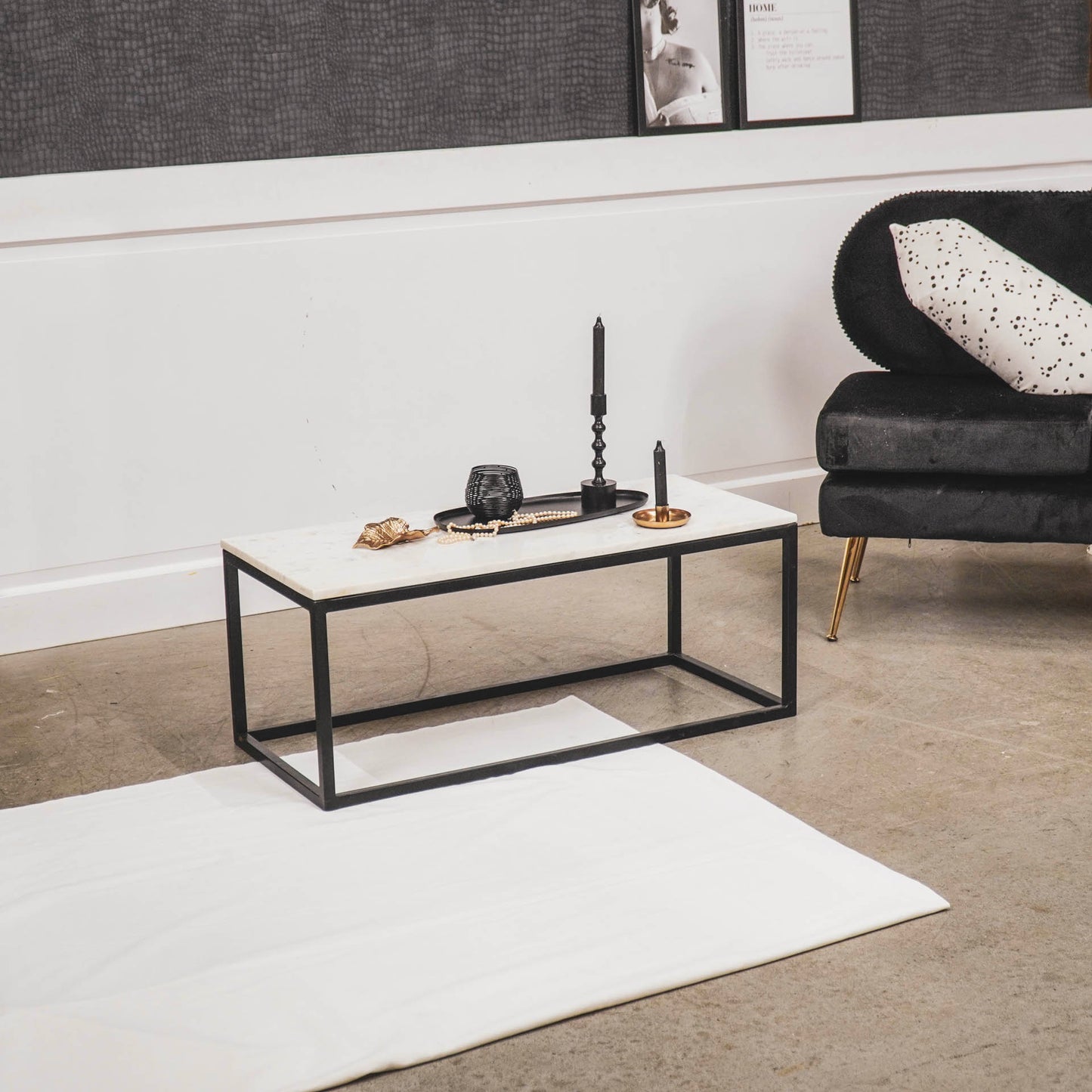 HV Rectangular Sidetable - 90x40x36cm