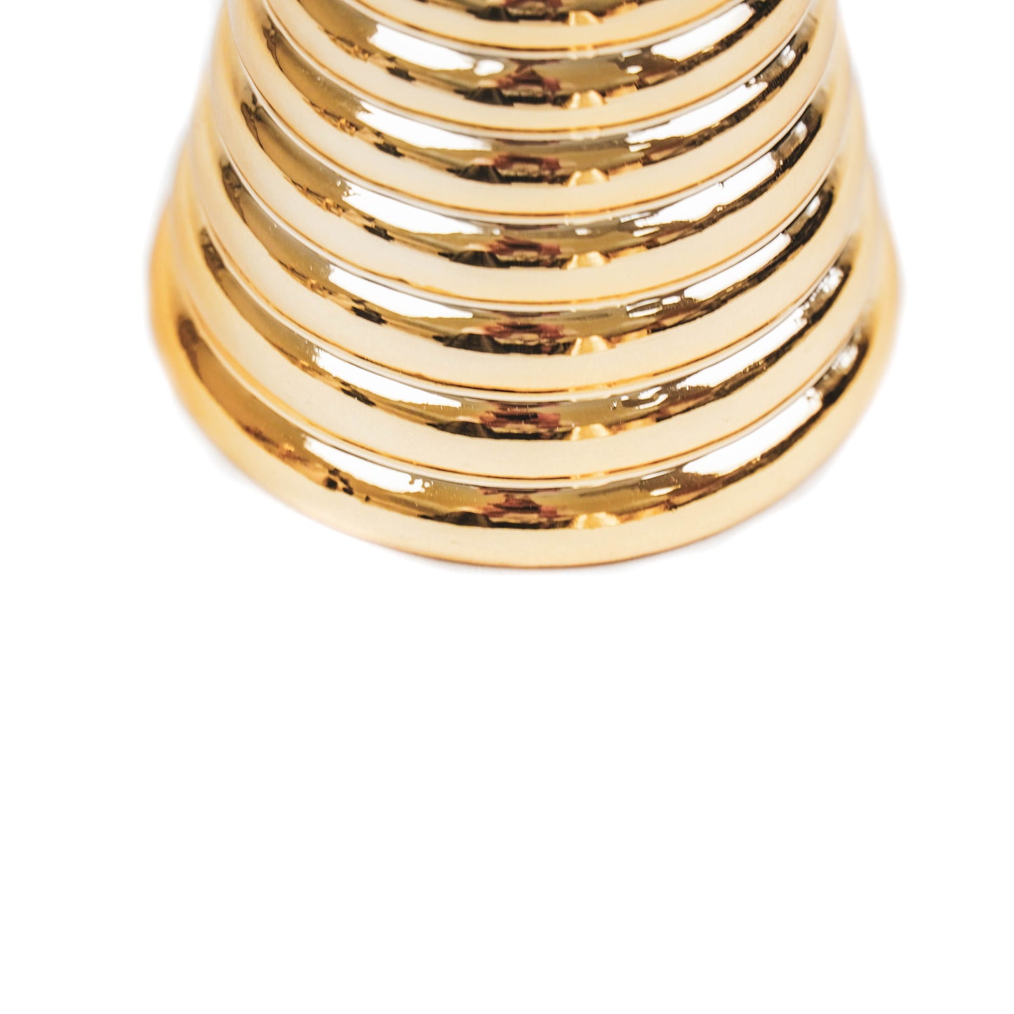 HV ModernTree Candle Holder- 5x5x7 cm- Gold