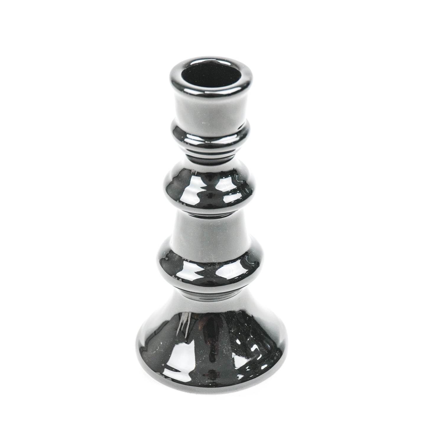 HV Chess Candleholder M - 7x7x14 cm - Black