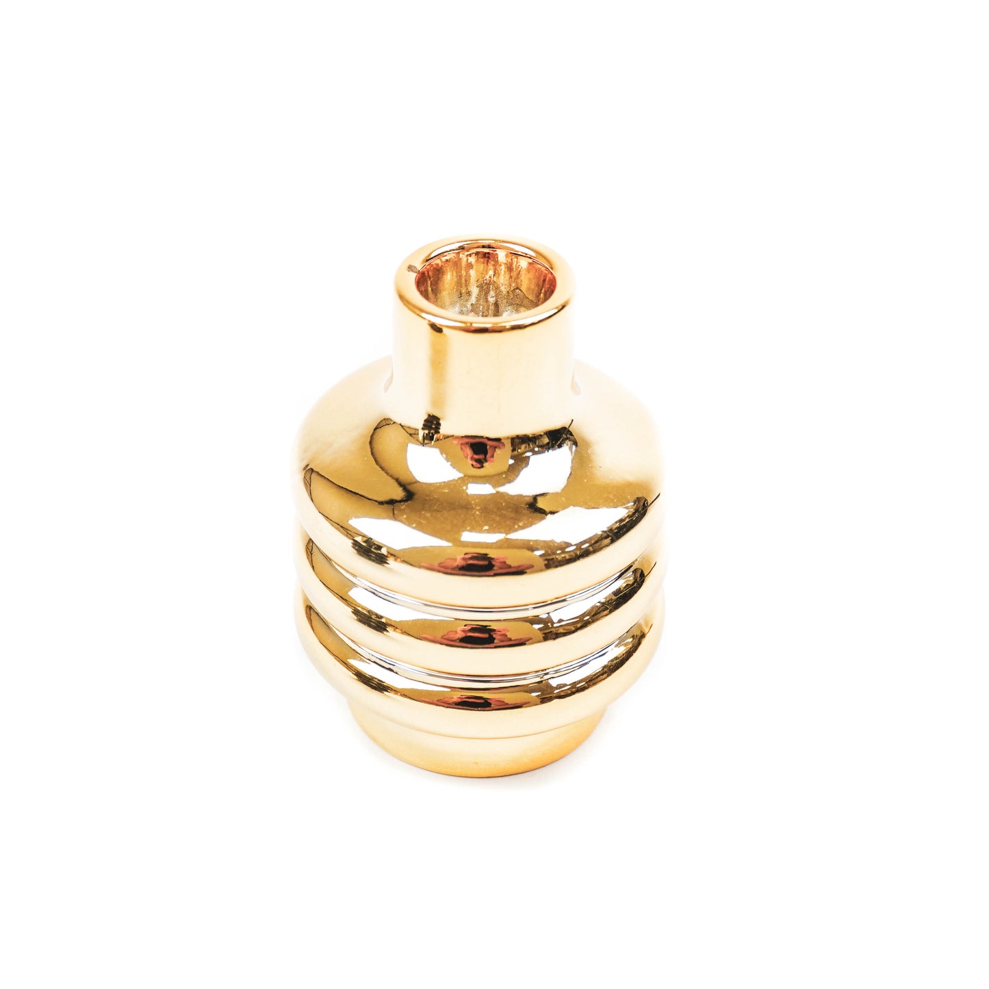 HV Bubble Candleholder - 7x7x10 cm - Golden