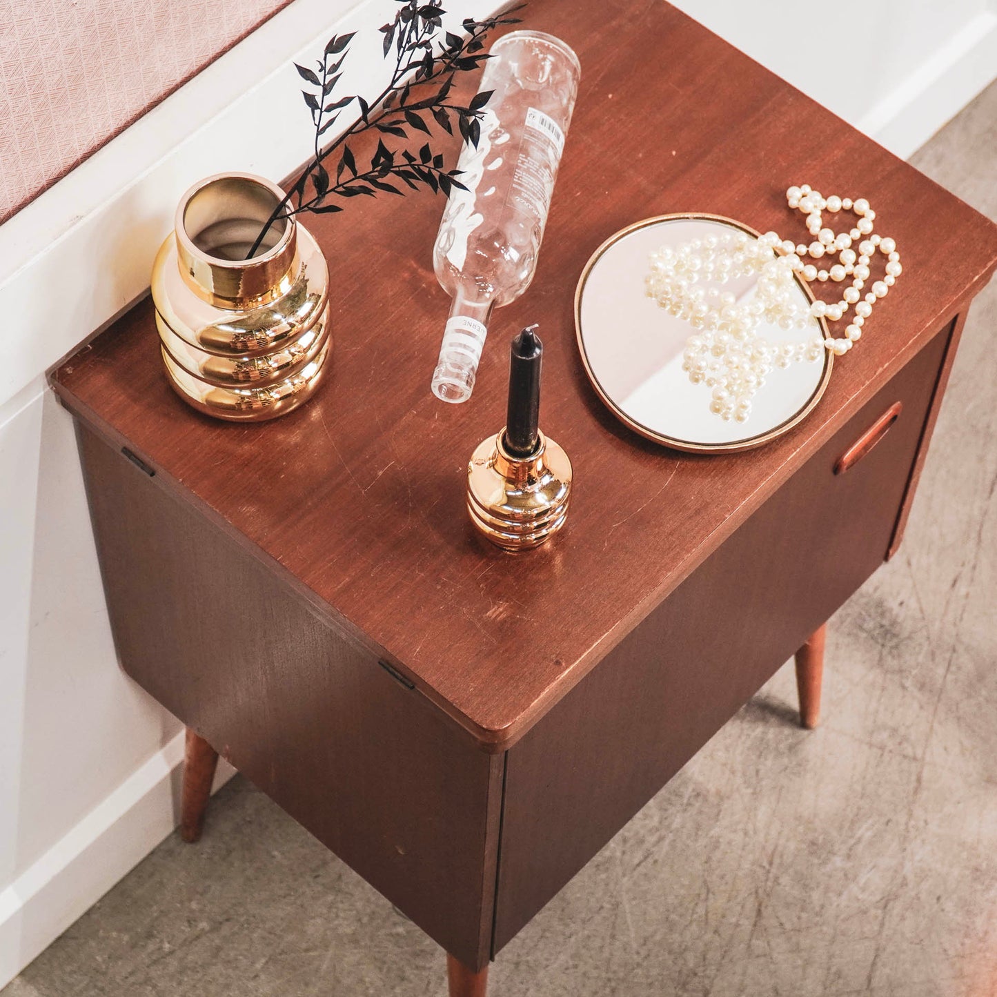 HV Bubble Candleholder - 7x7x10 cm - Golden