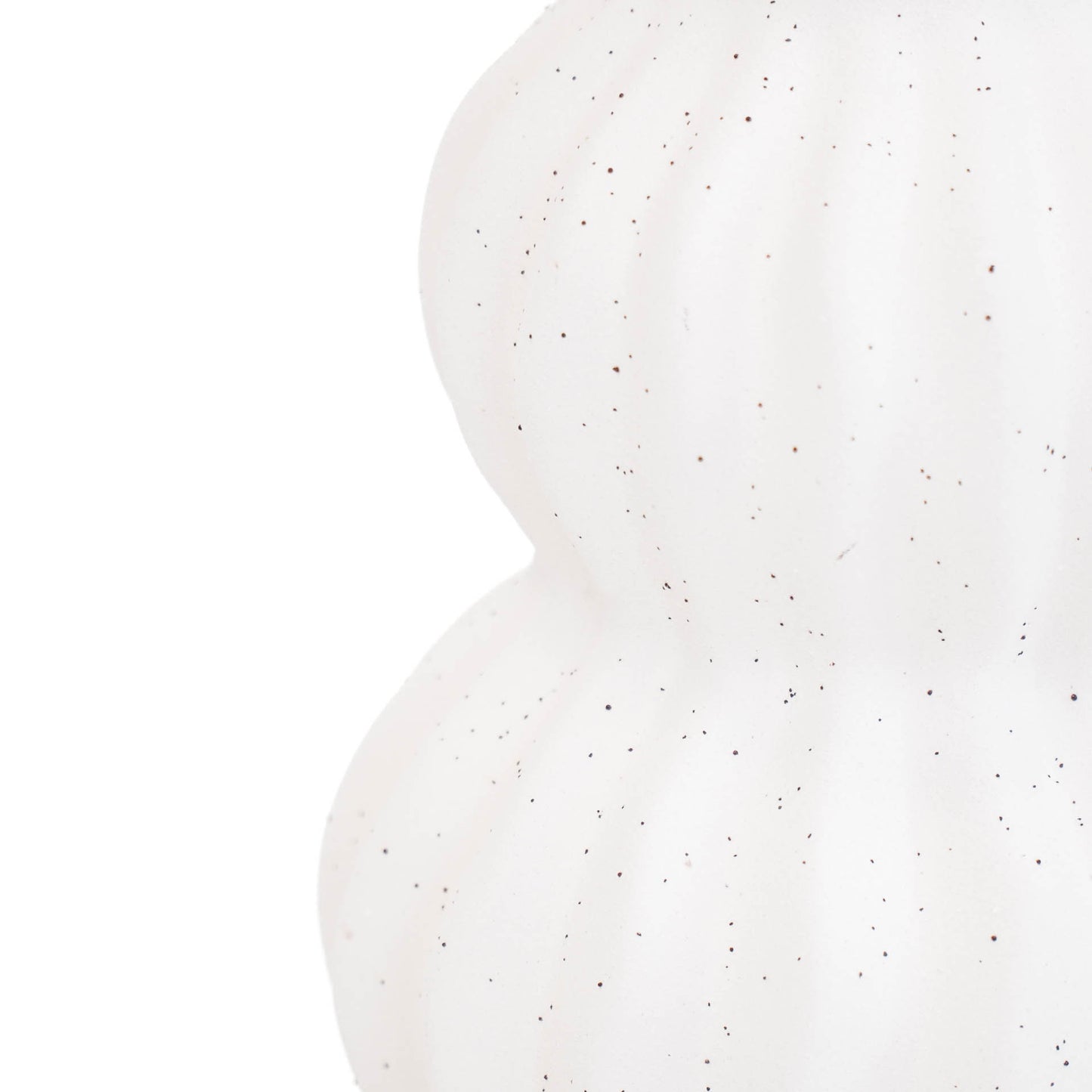 HV Organic Shape Vase - White -15x15x24