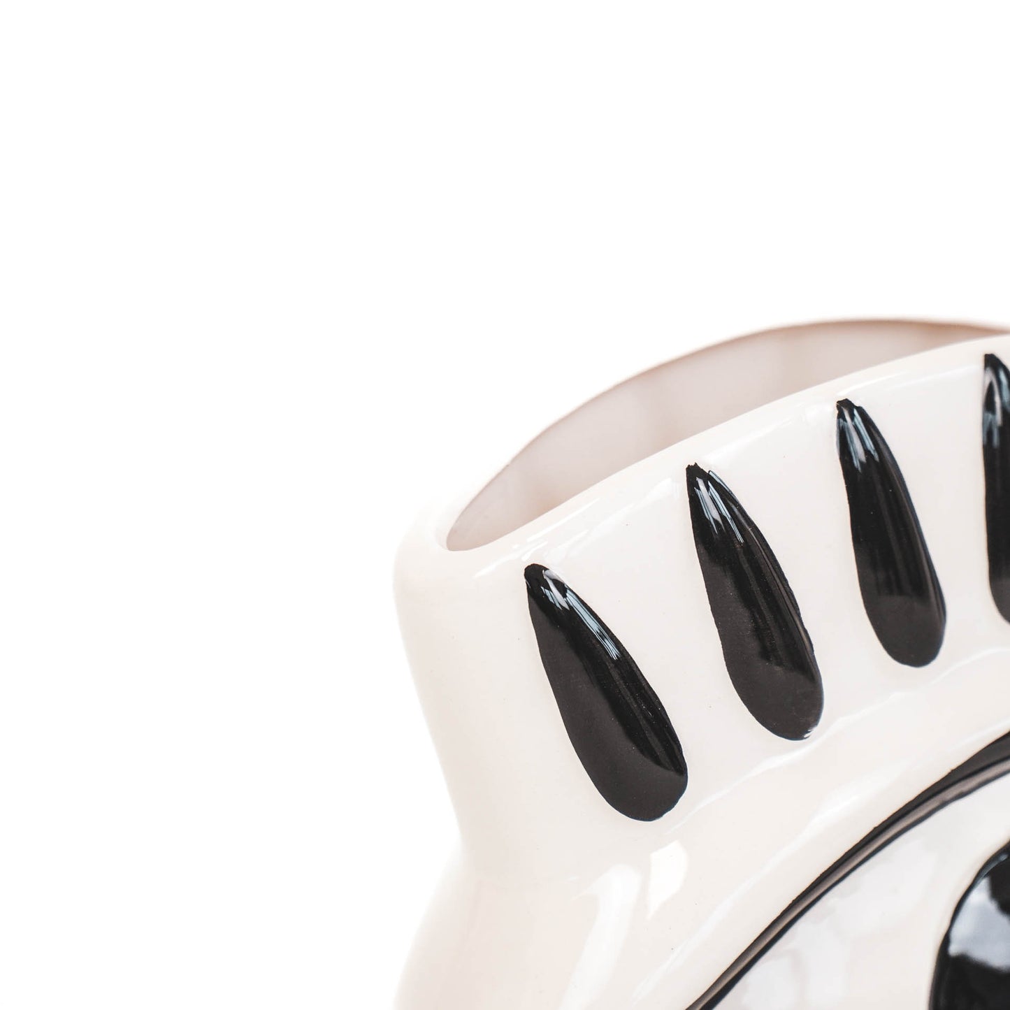 HV Eye See You Pot -Black/white-20x10x14