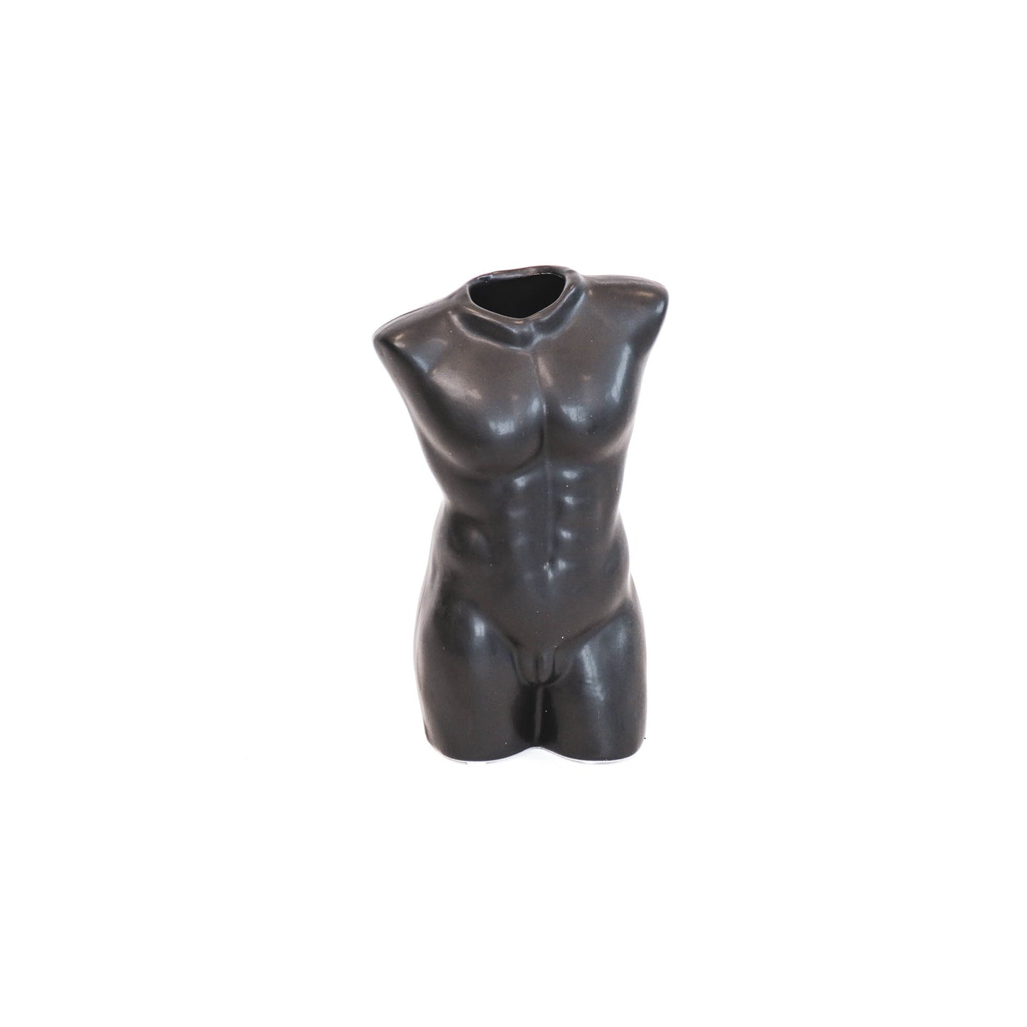HV Male Body Vase- Black- 15x9x24