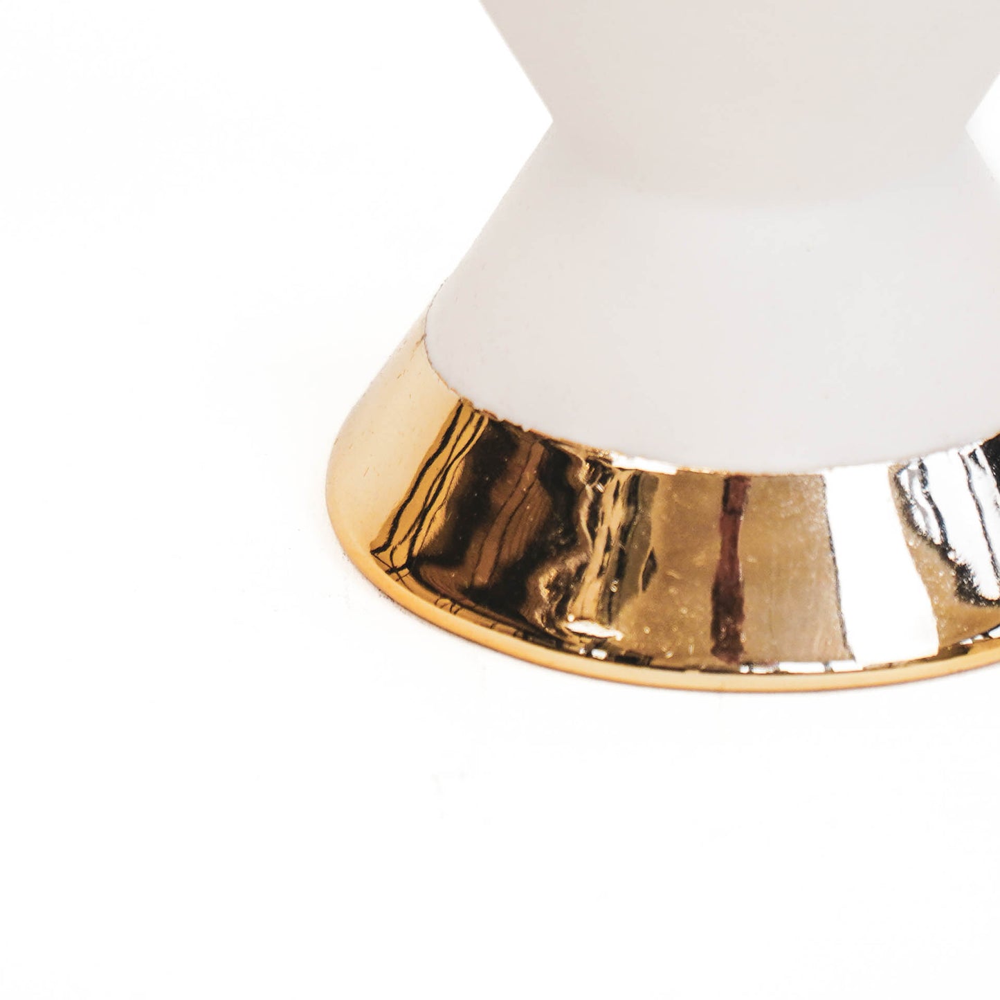 HV Golden Dip Dye Candleholder- 7,5x7,5x6,5