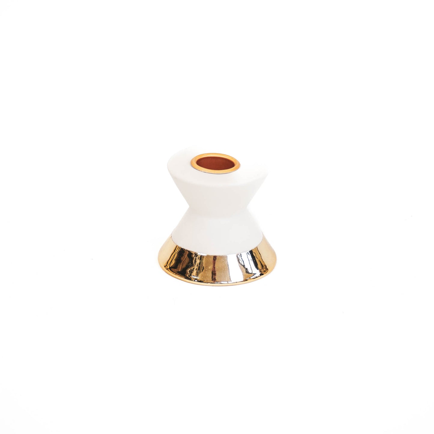 HV Golden Dip Dye Candleholder- 7,5x7,5x6,5
