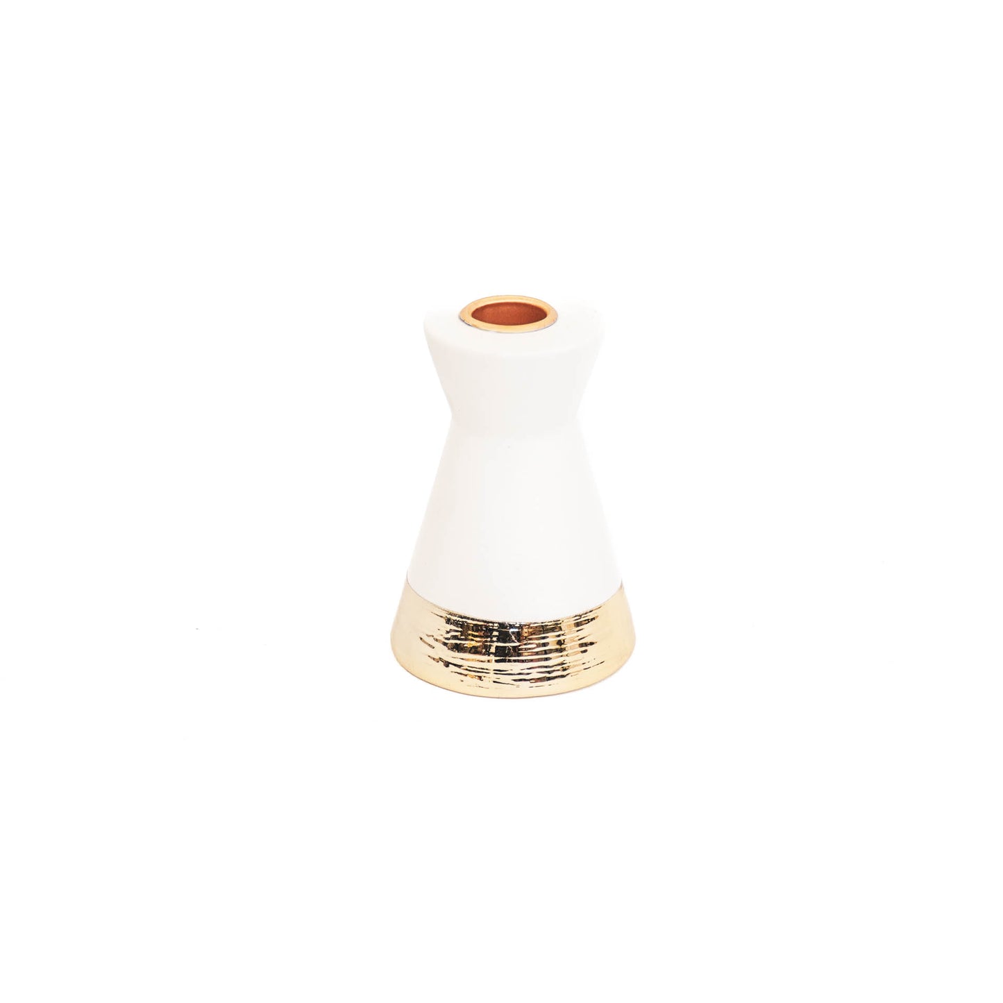 HV Golden Dip Dye Candleholder- 7,5x7,5x10,5
