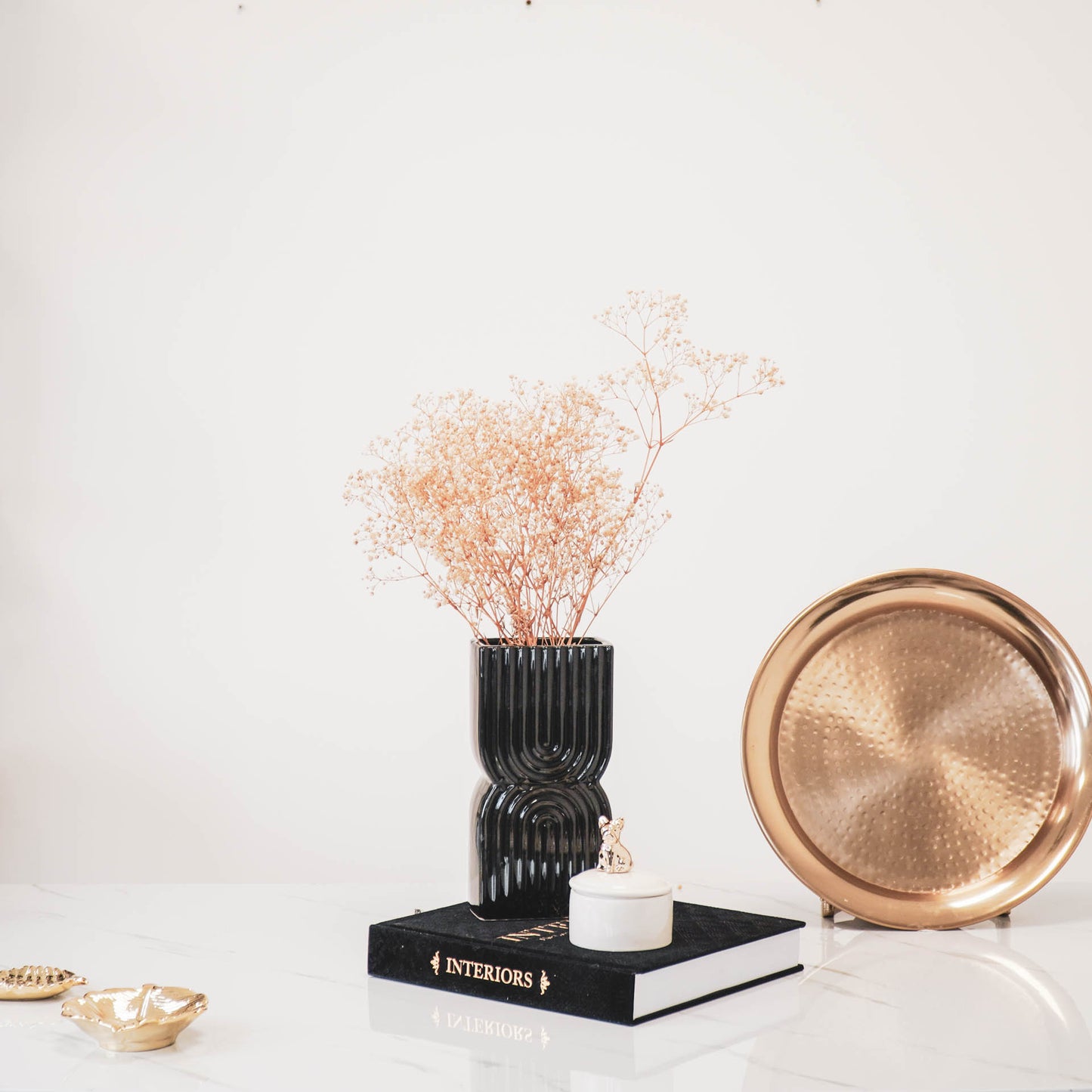 HV Rainbow Vase - Black- 12,5x7,5x24,5