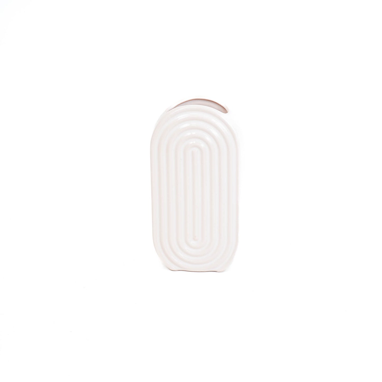 HV Rainbow Vase - White- 13x8x23