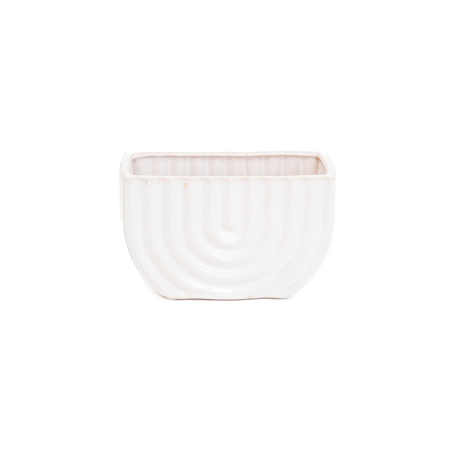 HV Rainbow Pot - White- 17x8x10