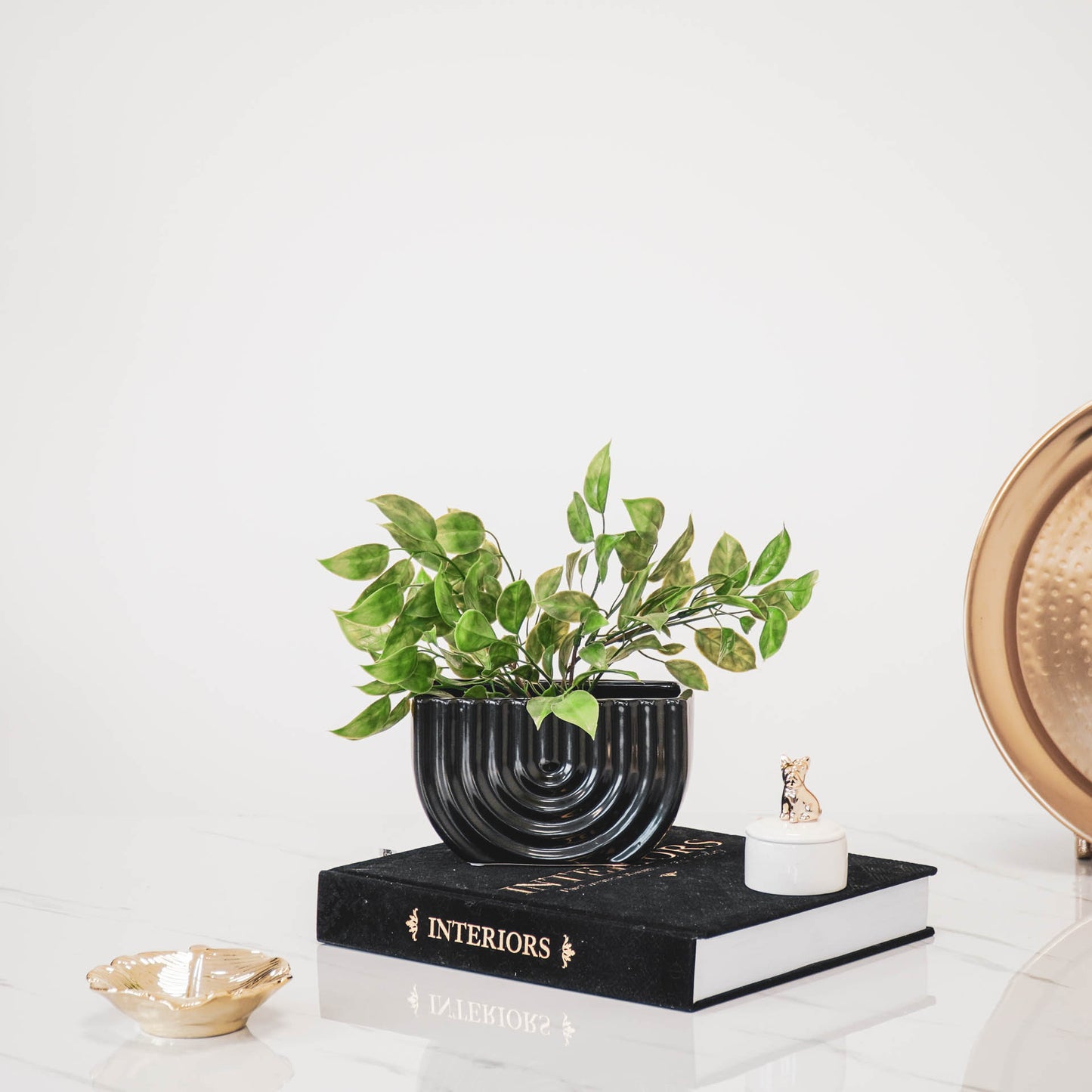 HV Rainbow Pot - Black-17x8x10
