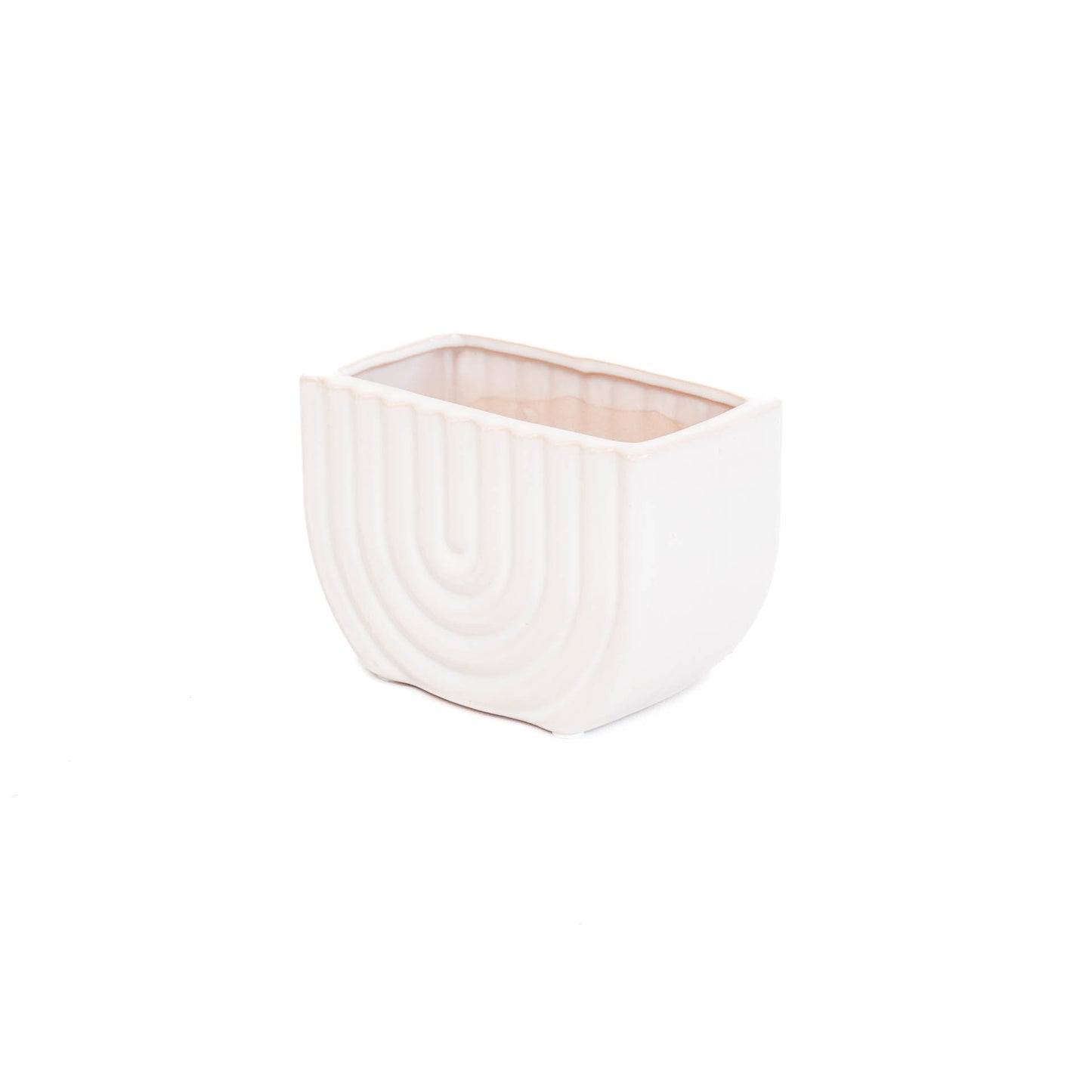 HV Rainbow Pot - White- 14x8x10
