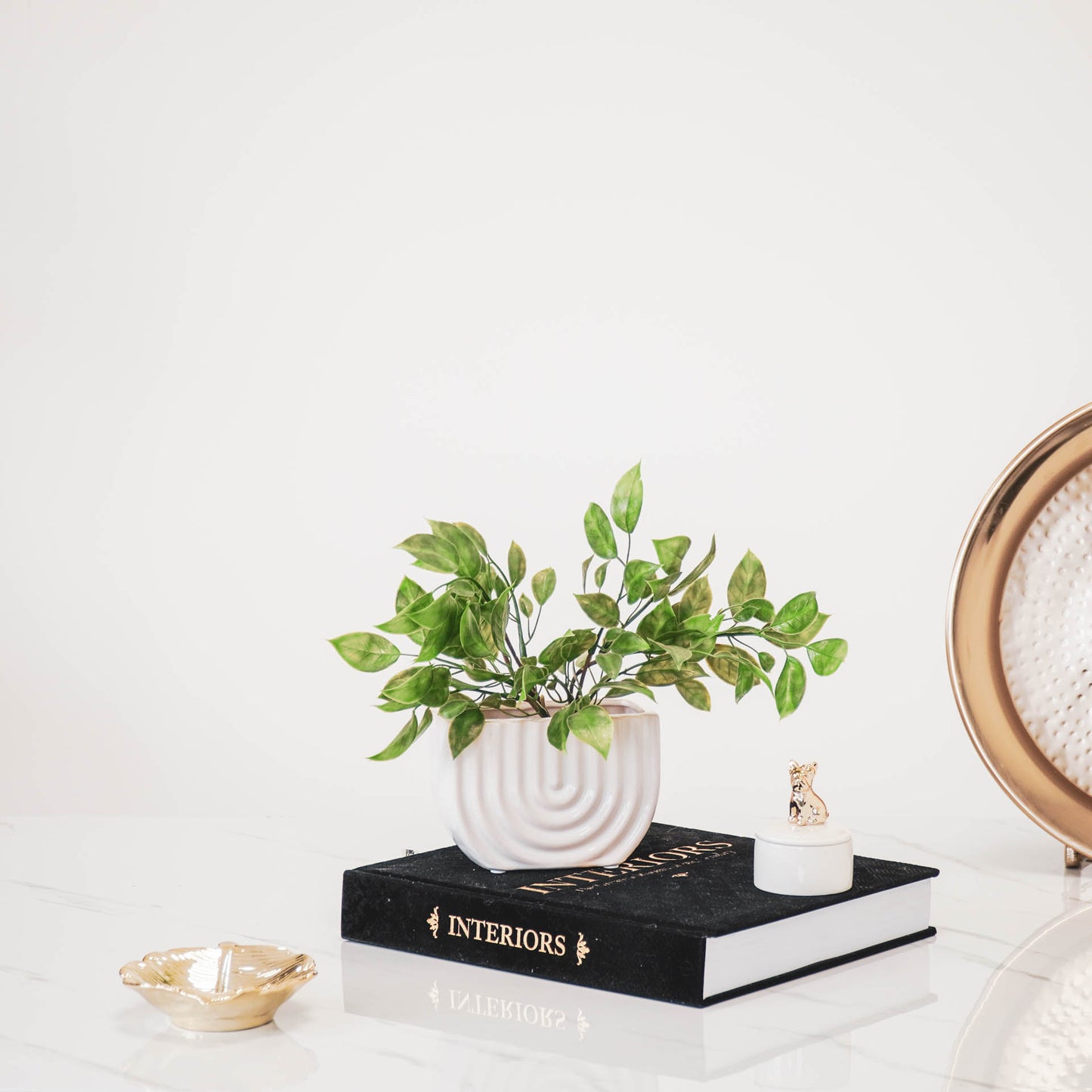 HV Rainbow Pot - White- 14x8x10
