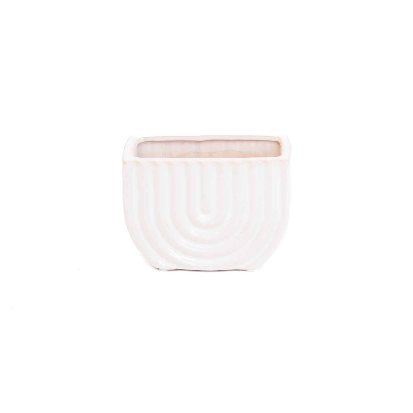 HV Rainbow Pot - White- 14x8x10