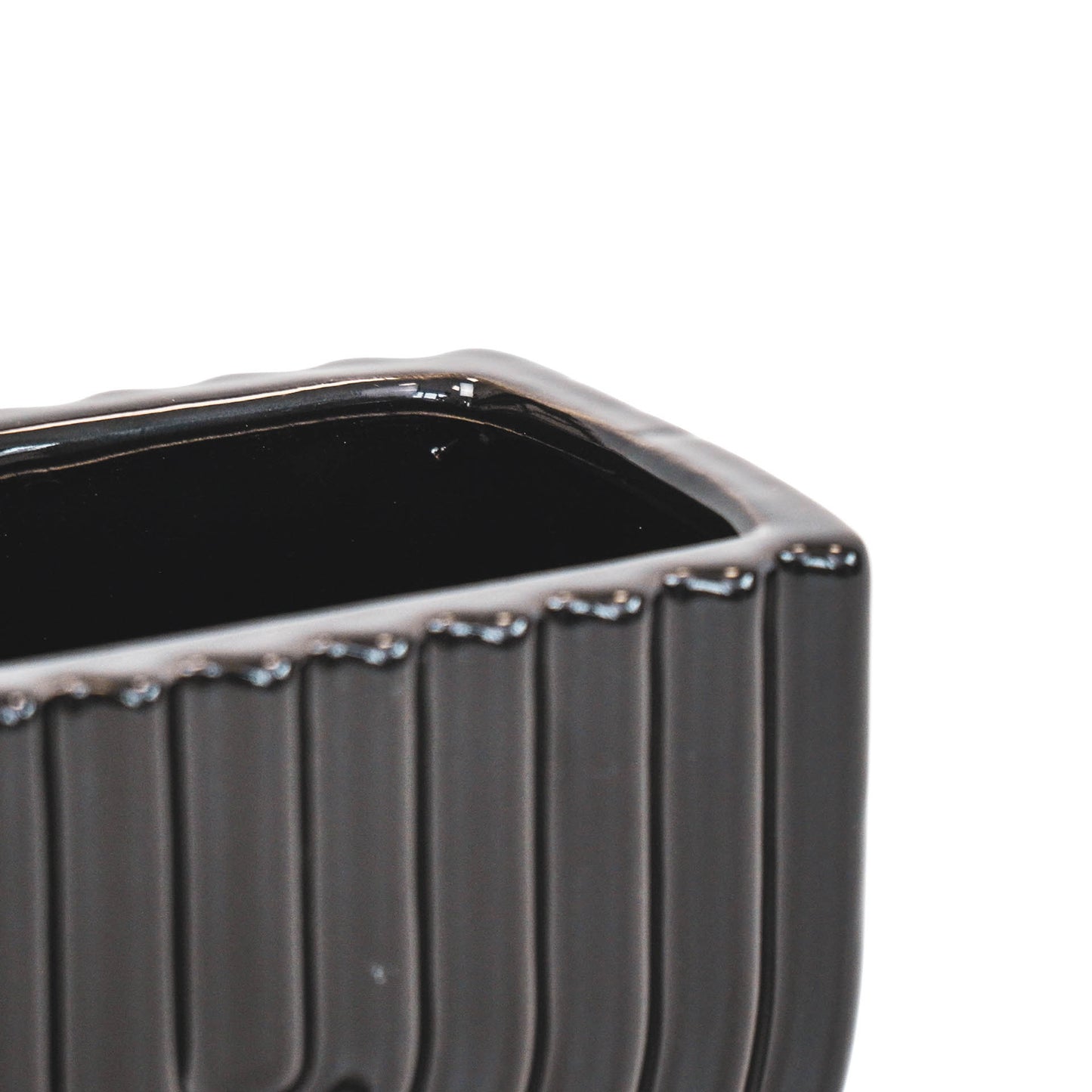 HV Rainbow Pot - Black - 14x8x10cm