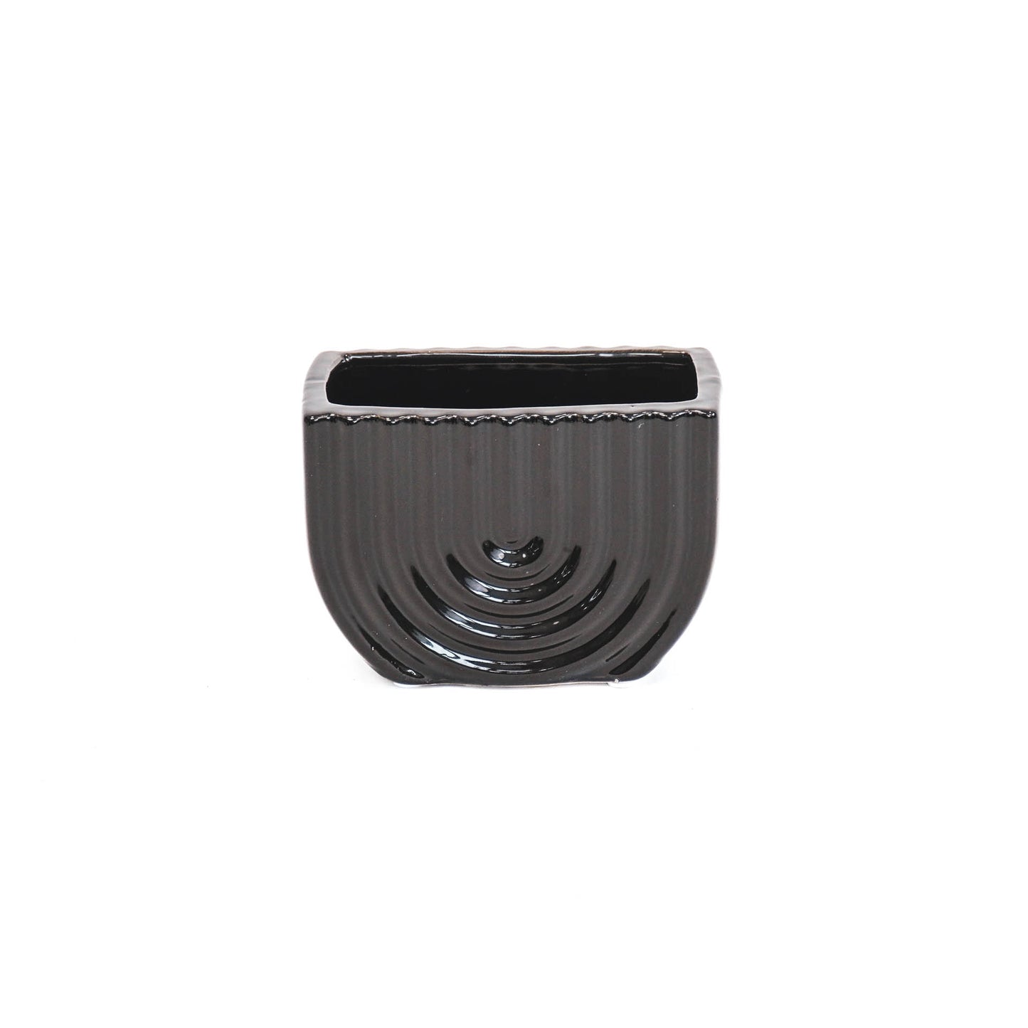 HV Rainbow Pot - Black - 14x8x10cm