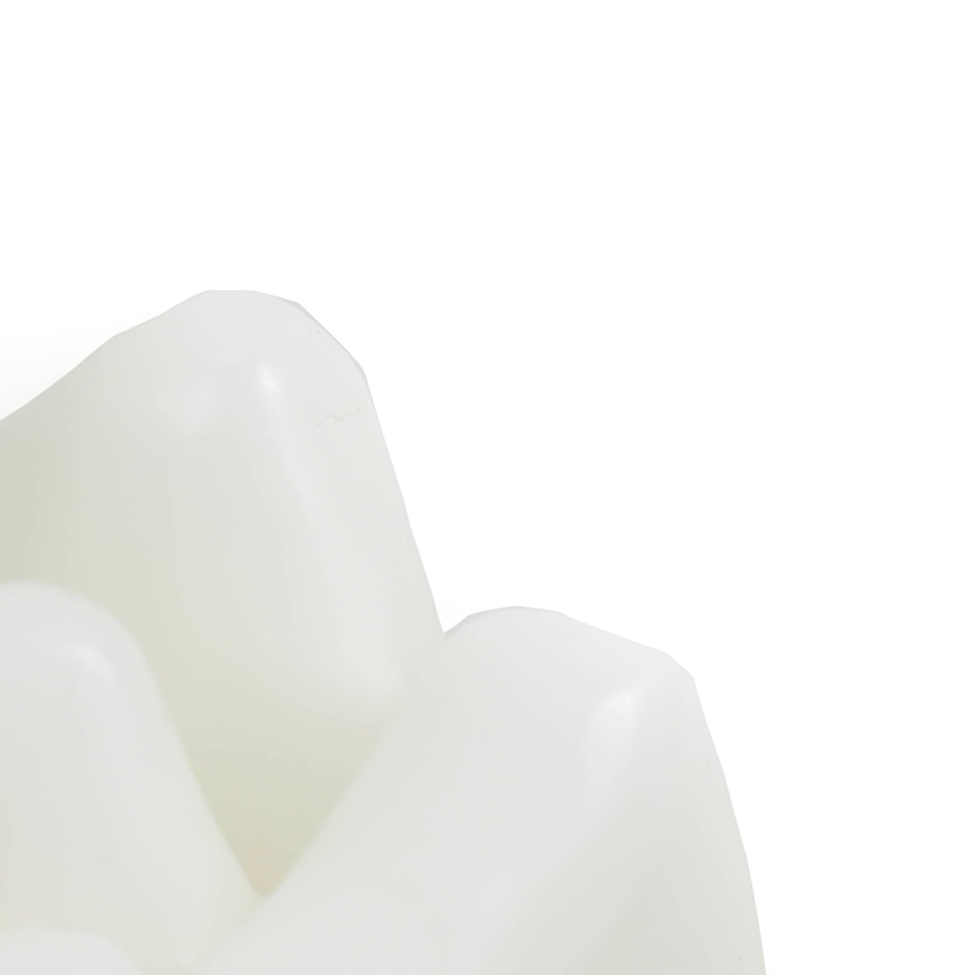 Candle -Middle Finger - Wax -White - 310 gram - 10x9x17cm