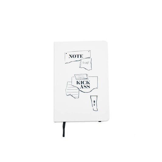 Housevitamin Kick Ass - Notebook - White - A5