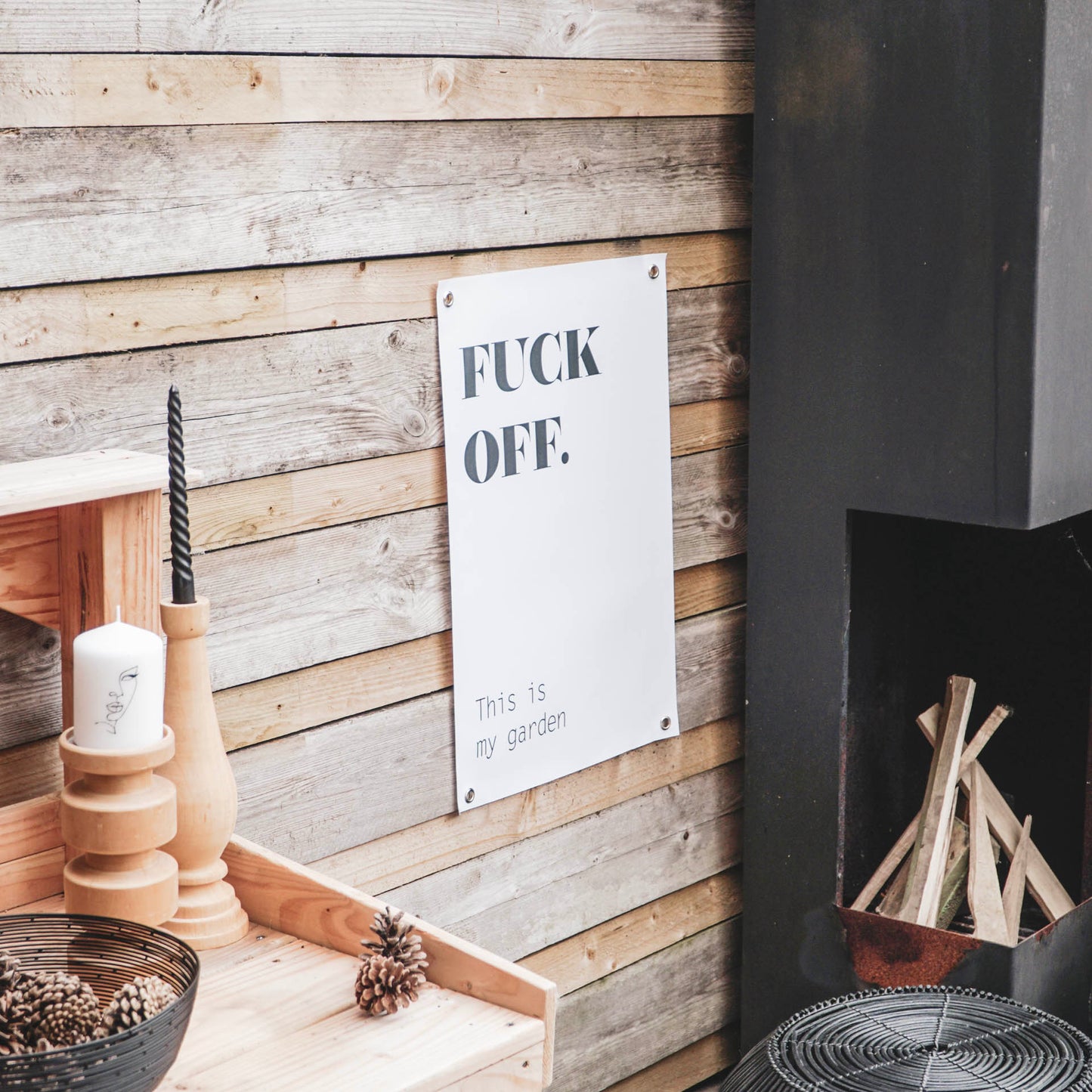 HV Fuck Off - Garden Poster 40 x 60 cm