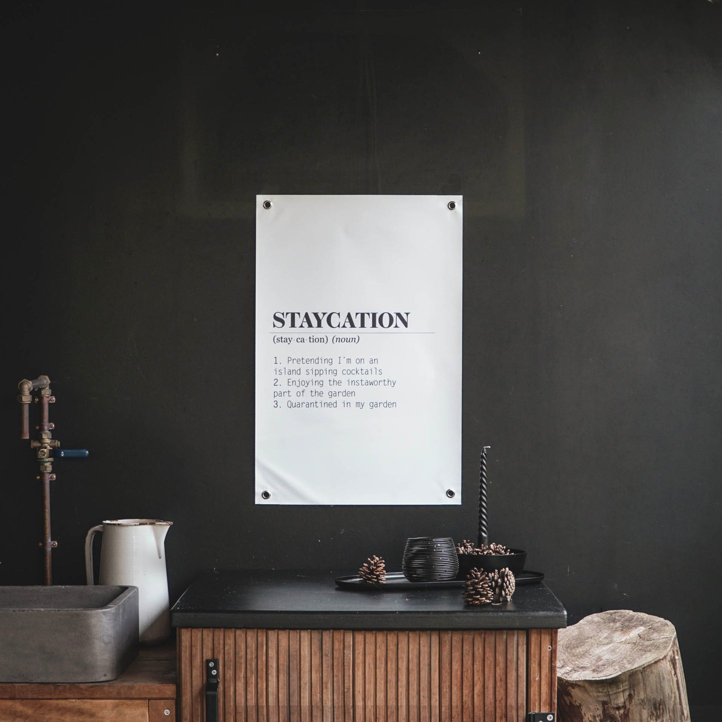 Garden Poster - PVC - Staycation - 40x60 cm