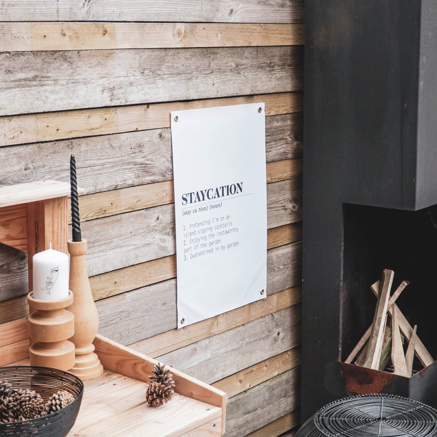 Garden Poster - PVC - Staycation - 40x60 cm