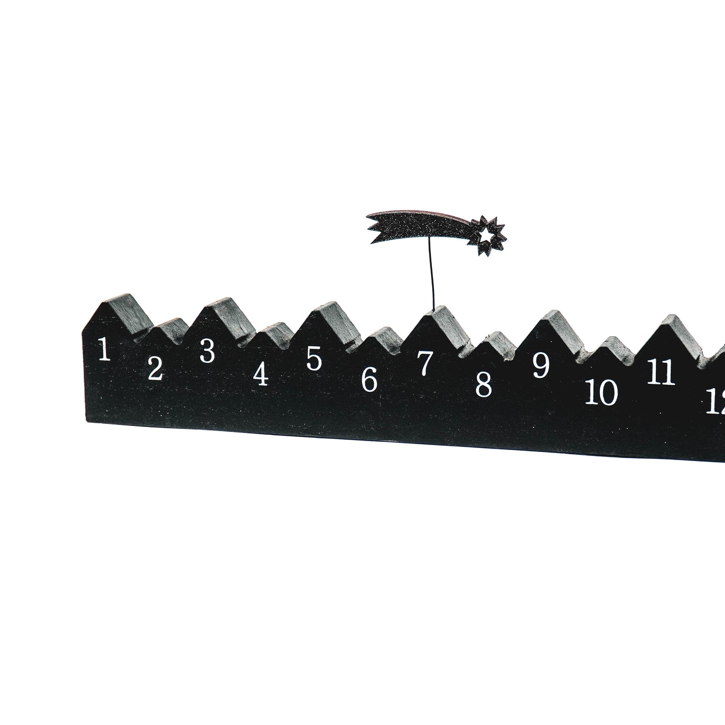 HV Xmas Advent Houses Countdown Calender - Black White