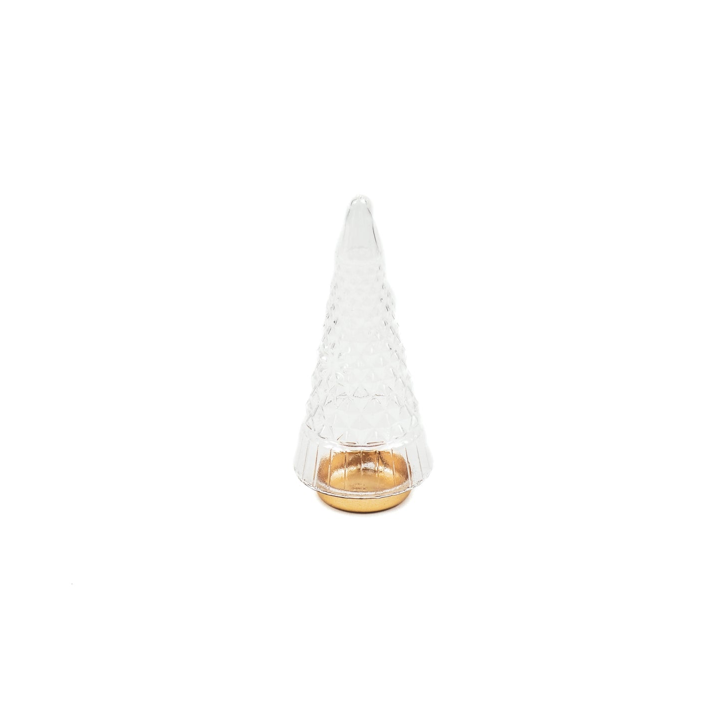 HV Glass Xmas tree - 5x5x11.5CM