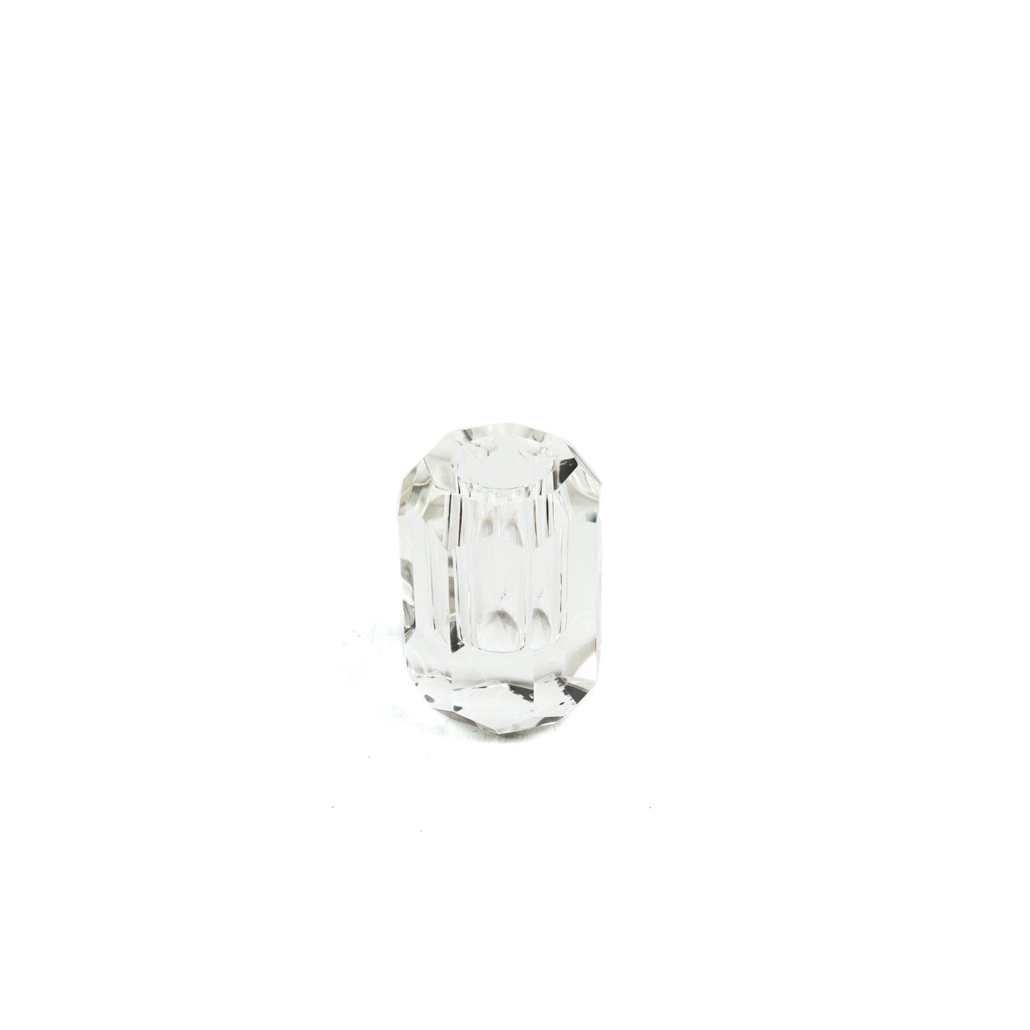 HV Crystal Candleholder - 5x5x7cm - Clear