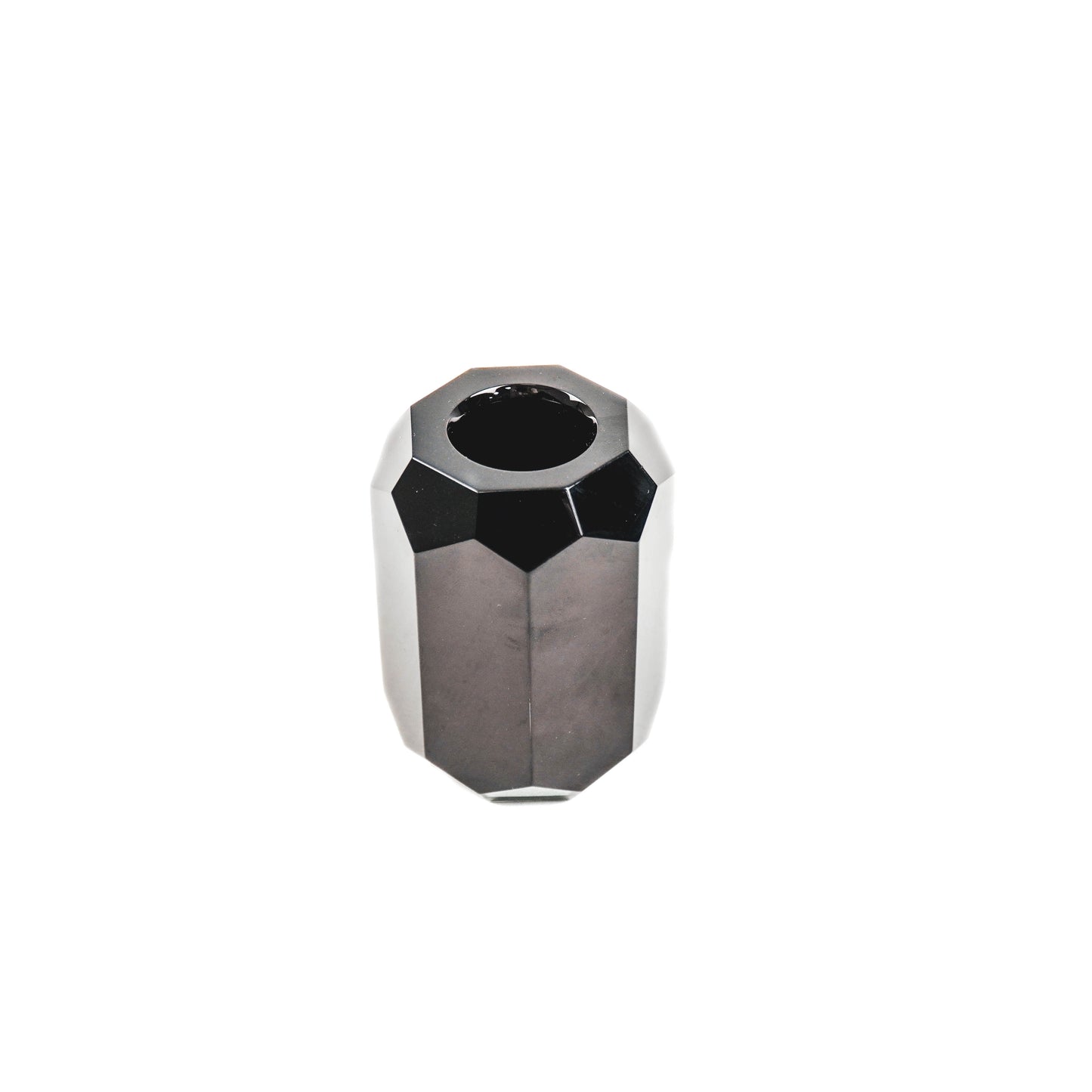 HV Crystal Candleholder - 5x5x7cm - Black