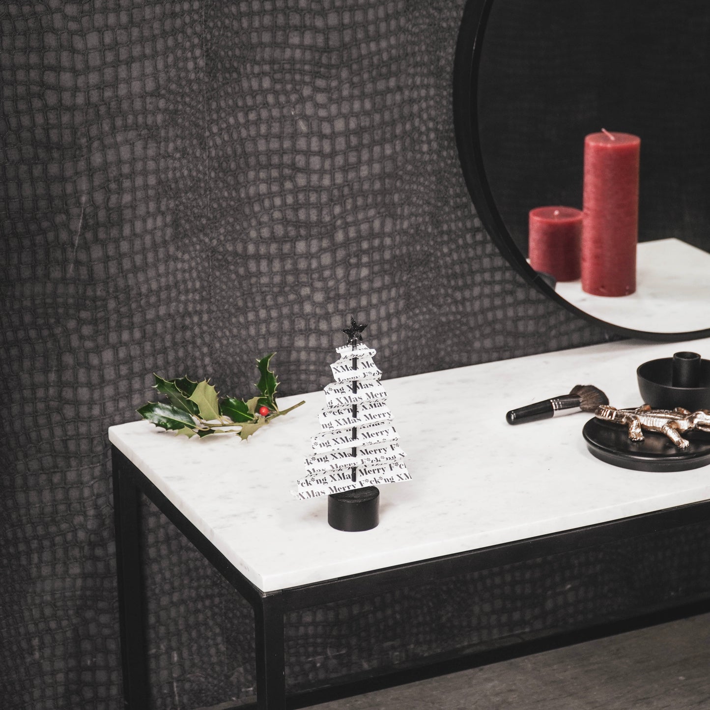 HV Merry Fucking Xmas Tree-11.5x5x20.5CM