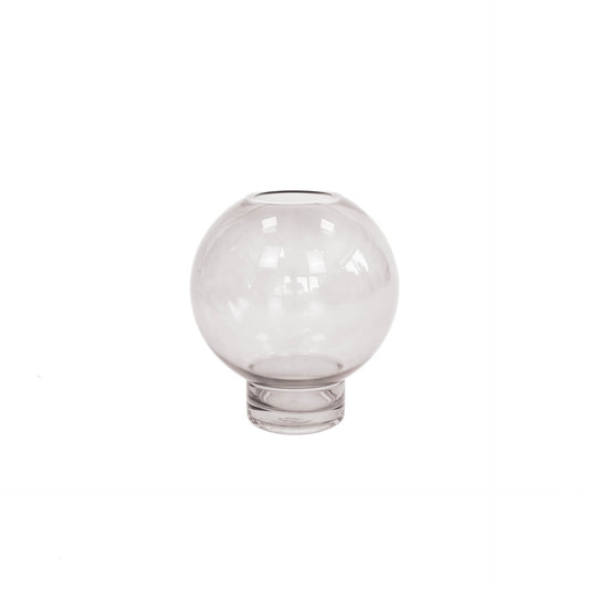 Housevitamin Bowl Vase Glass - Smokey - 20,5x20,5x23cm