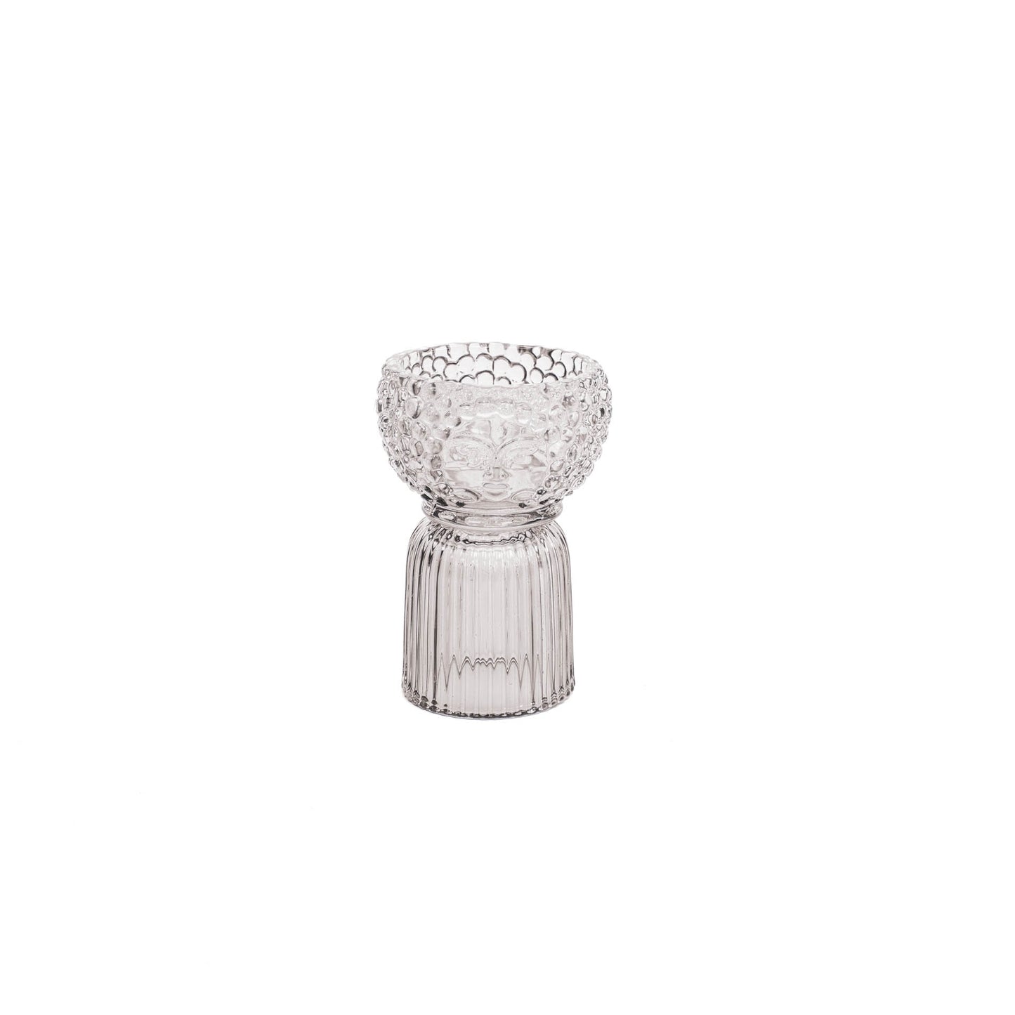 HV Upside Down Vase - Smokey - 10x14 cm