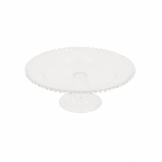 Housevitamin Cake Plate Glass - Clear - 27x27x10cm