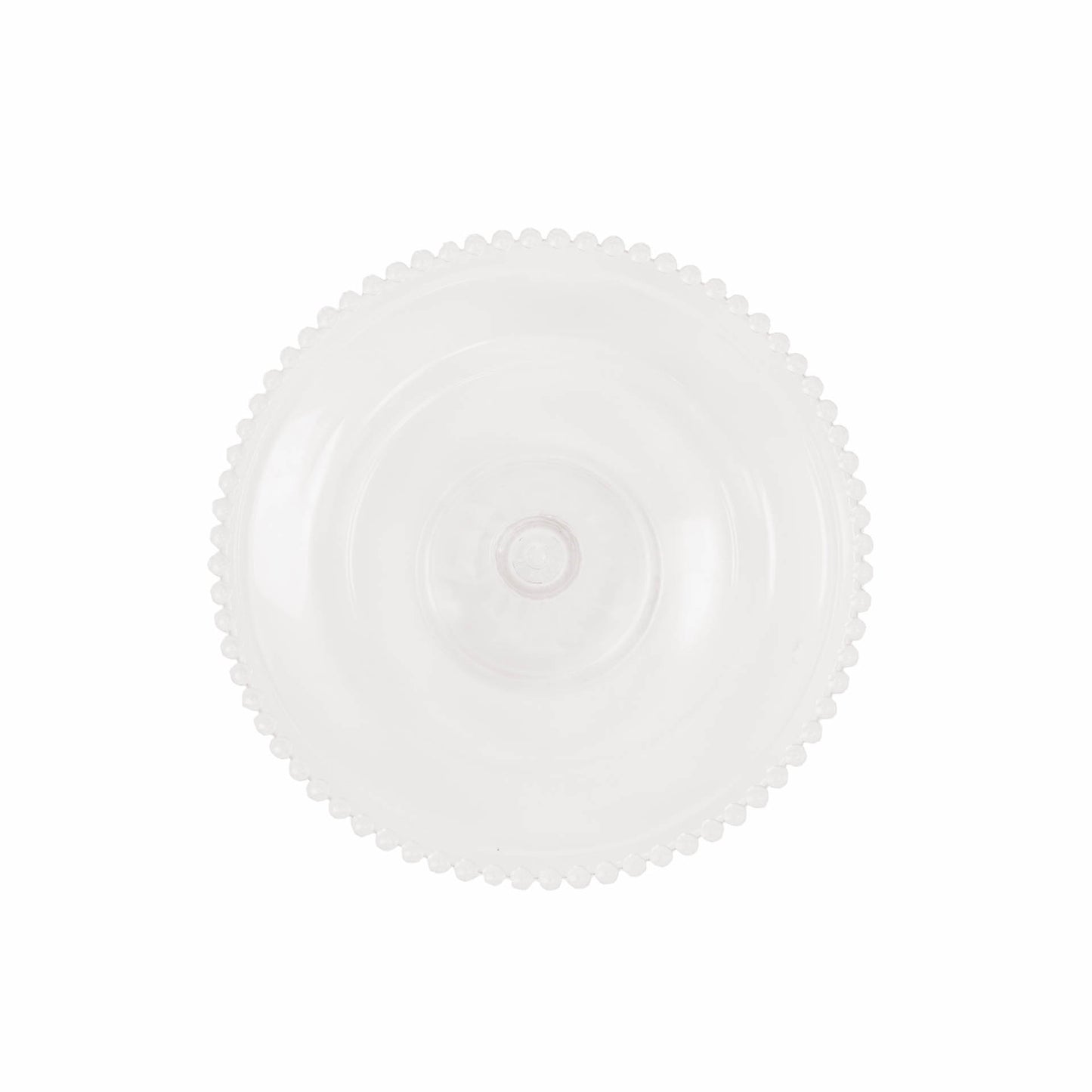 HV Cake Plate - Clear Glass- 27x10cm