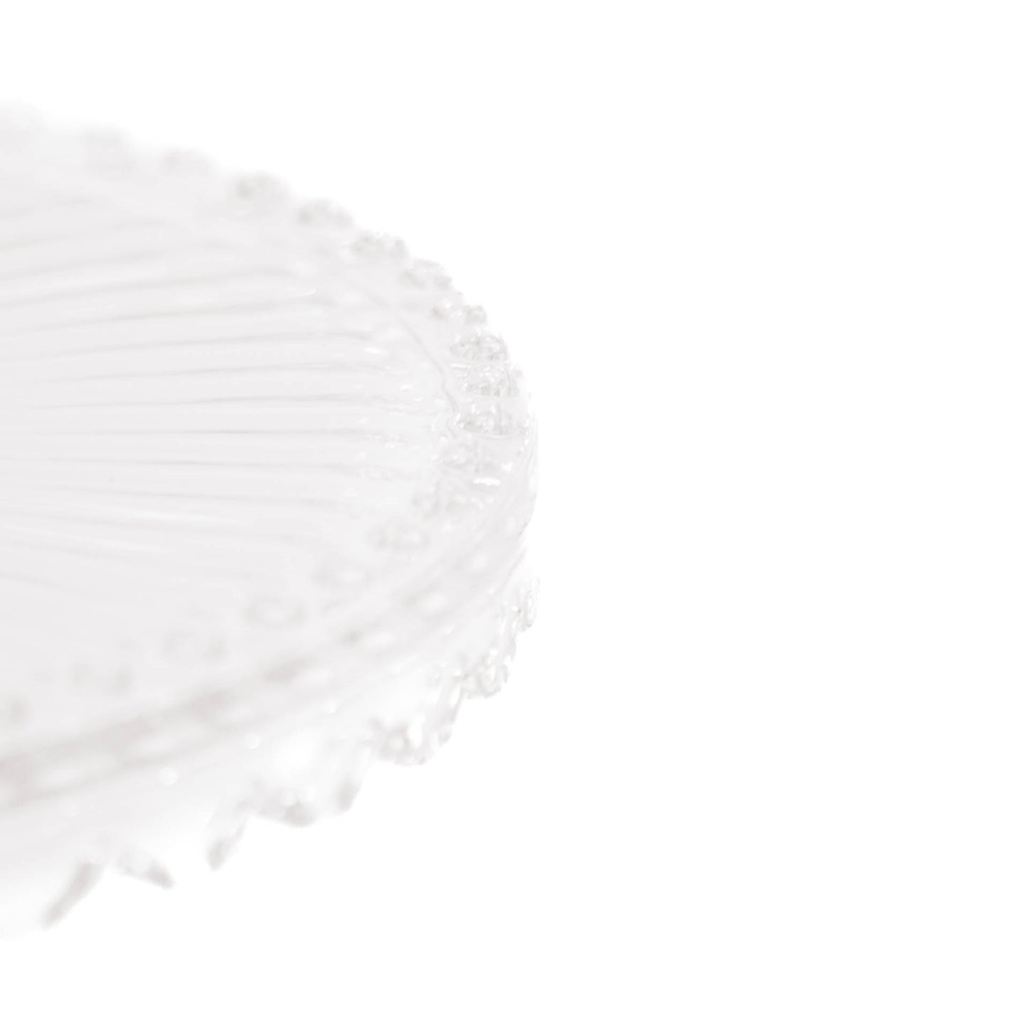 HV Cake Plate - Clear Glass - 20x9cm