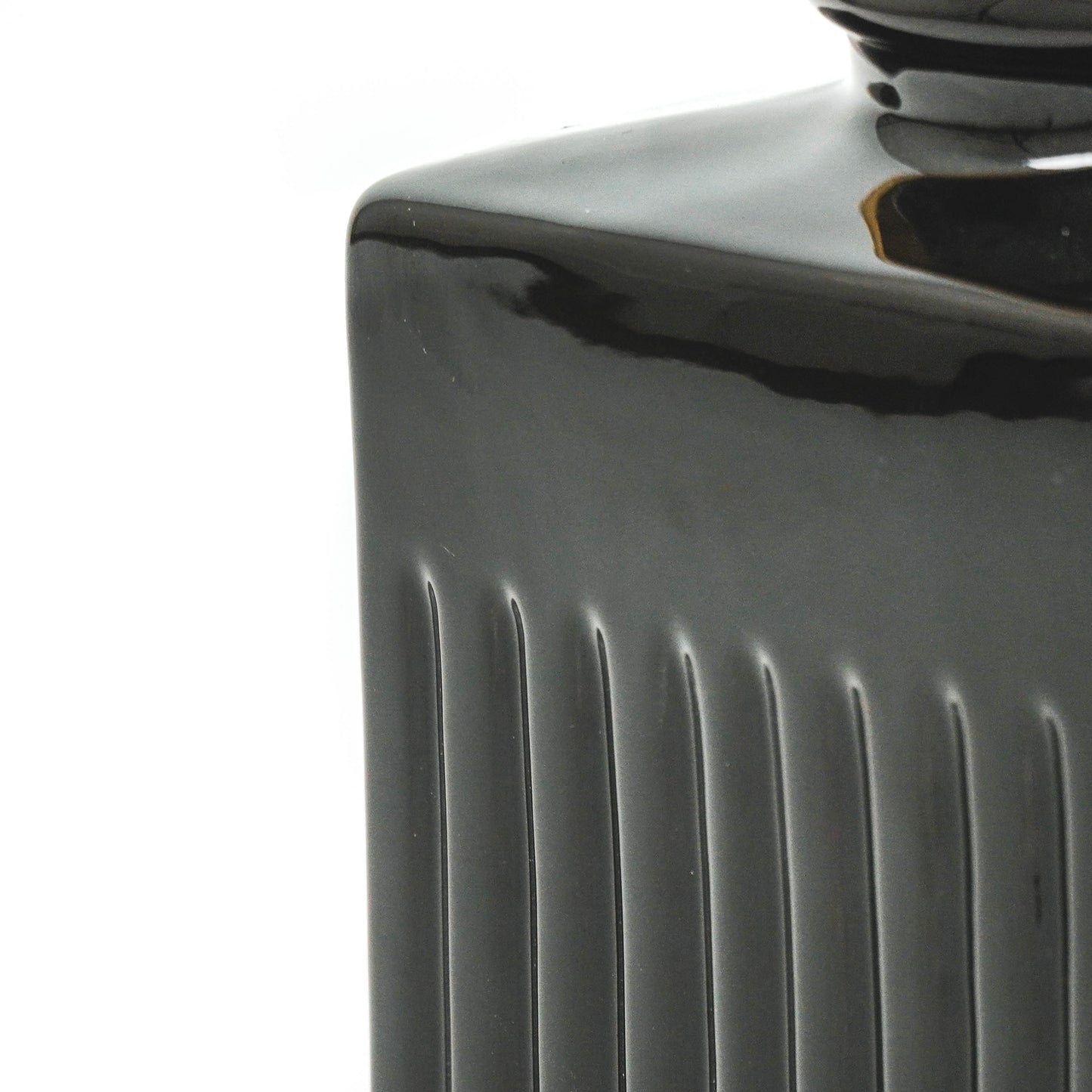 HV Home de Cologne Vase - Black/Gold - 14.5x9.3x25.1CM