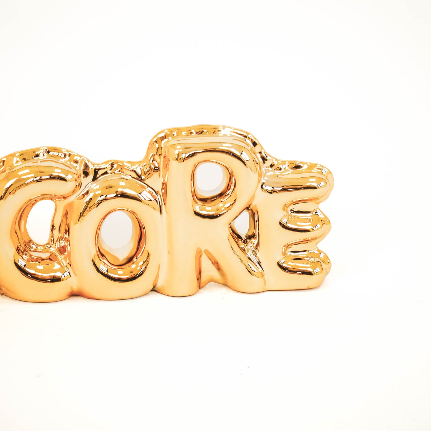 HV Balloon ornament 'Hardcore'- 33.4x3.8x9.8 cm - Gold