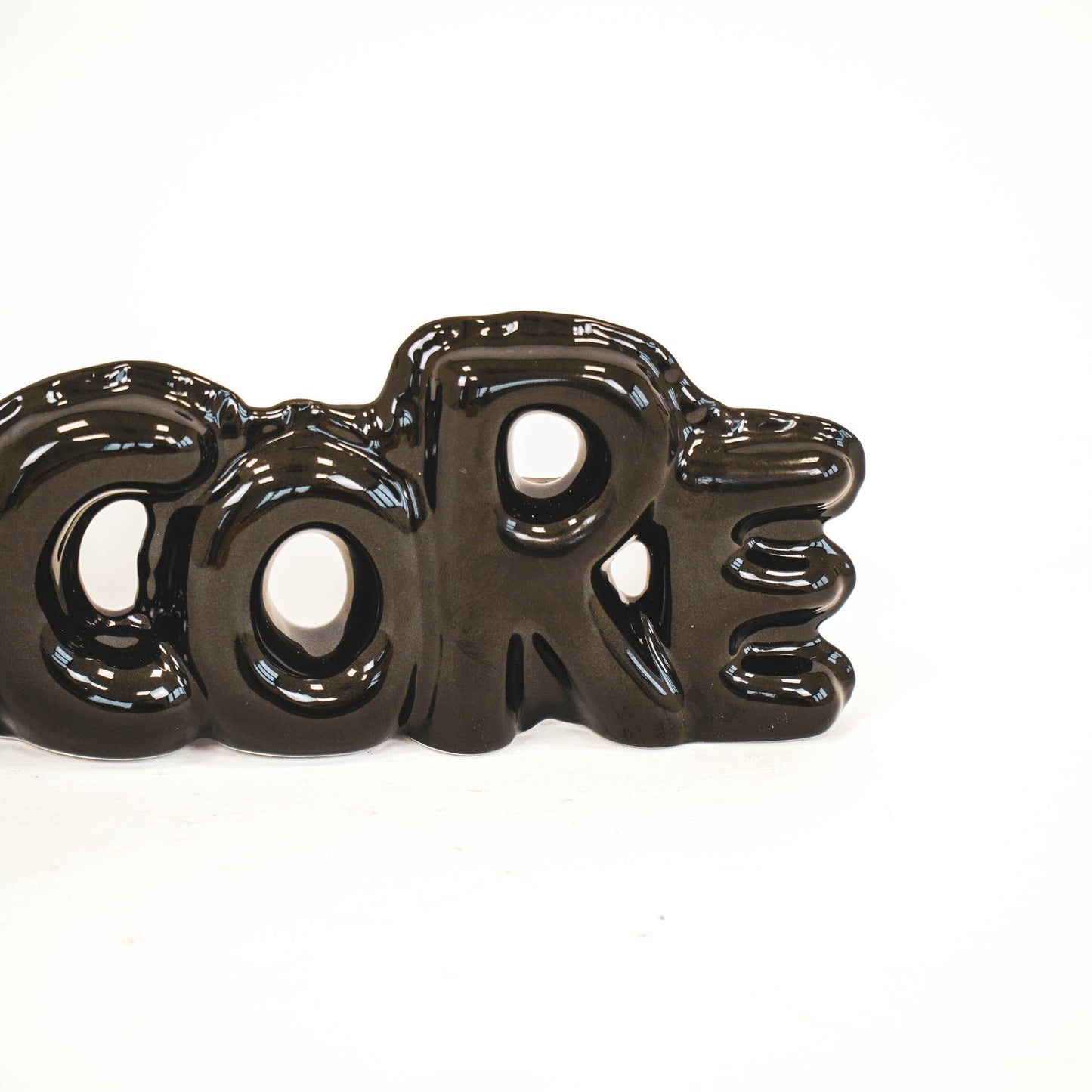 HV Balloon ornament 'Hardcore'- 33.4x3.8x9.8 cm - Black