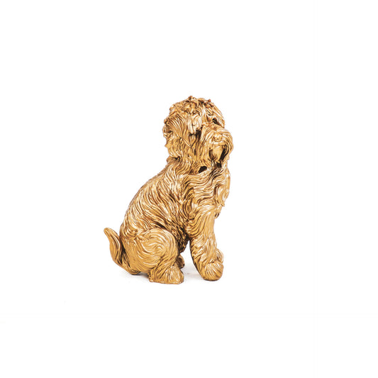 Housevitamin Labradoodle Dog - Gold - 16x10,5x23,5cm