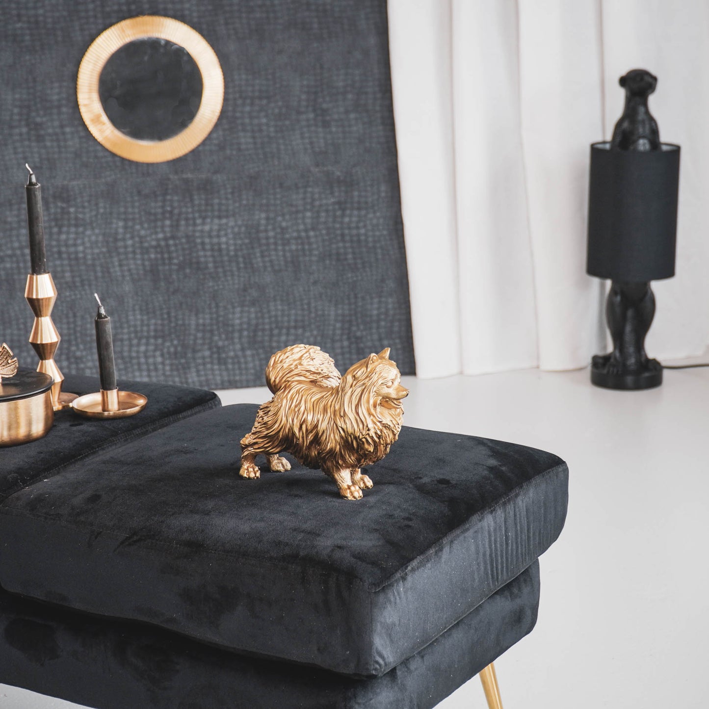 HV Golden Pomeranian - 23x10x18cm