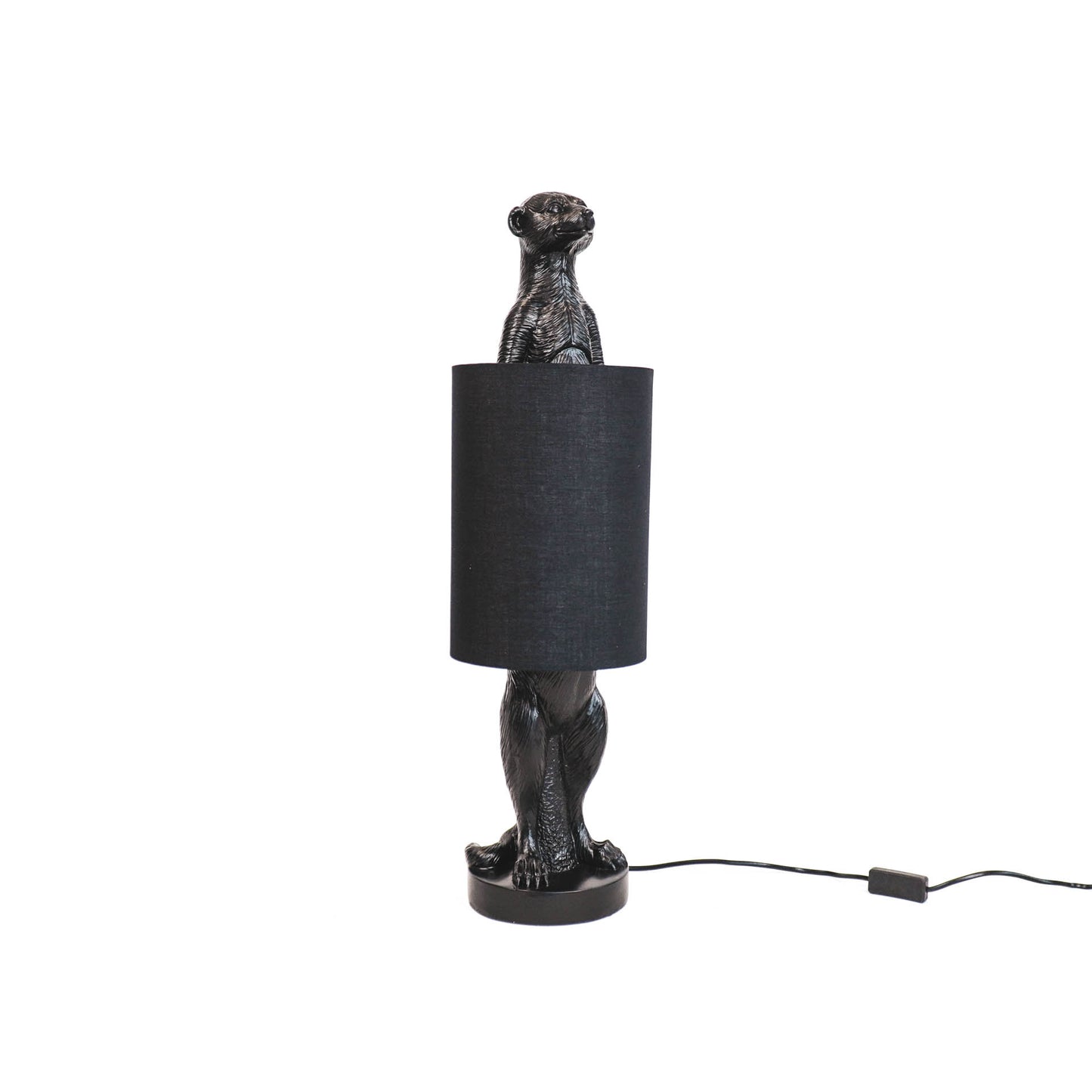 HV Meerkat Lamp- Black incl lampshade