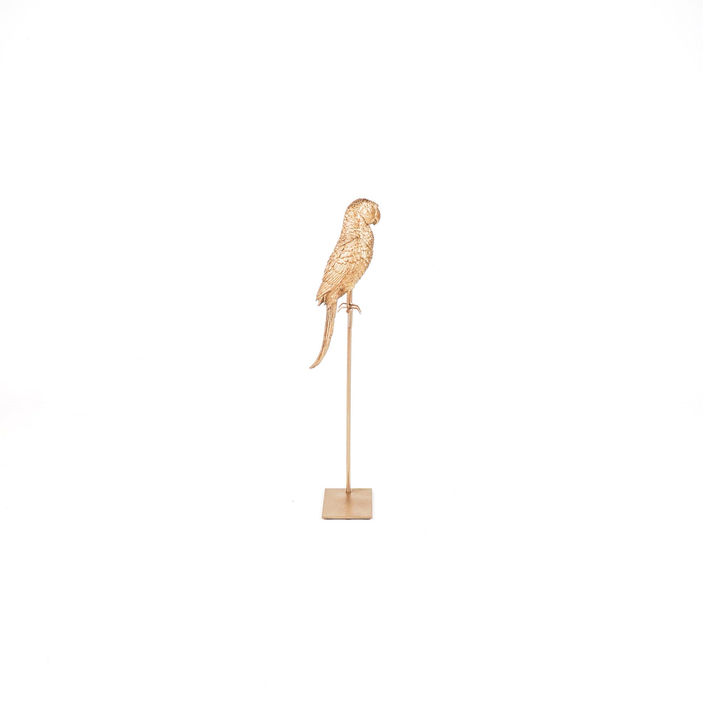 HV Parrot on a Stick- Gold 8.5x11x44 cm